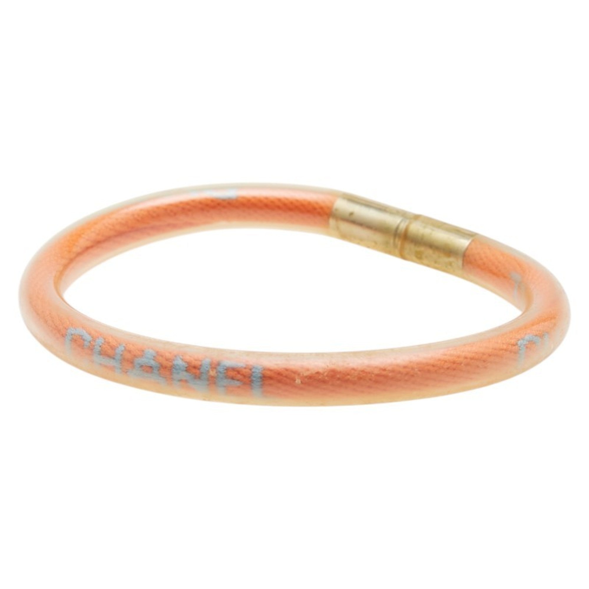Sport Line Bracelet Vinyl Clear and Orange