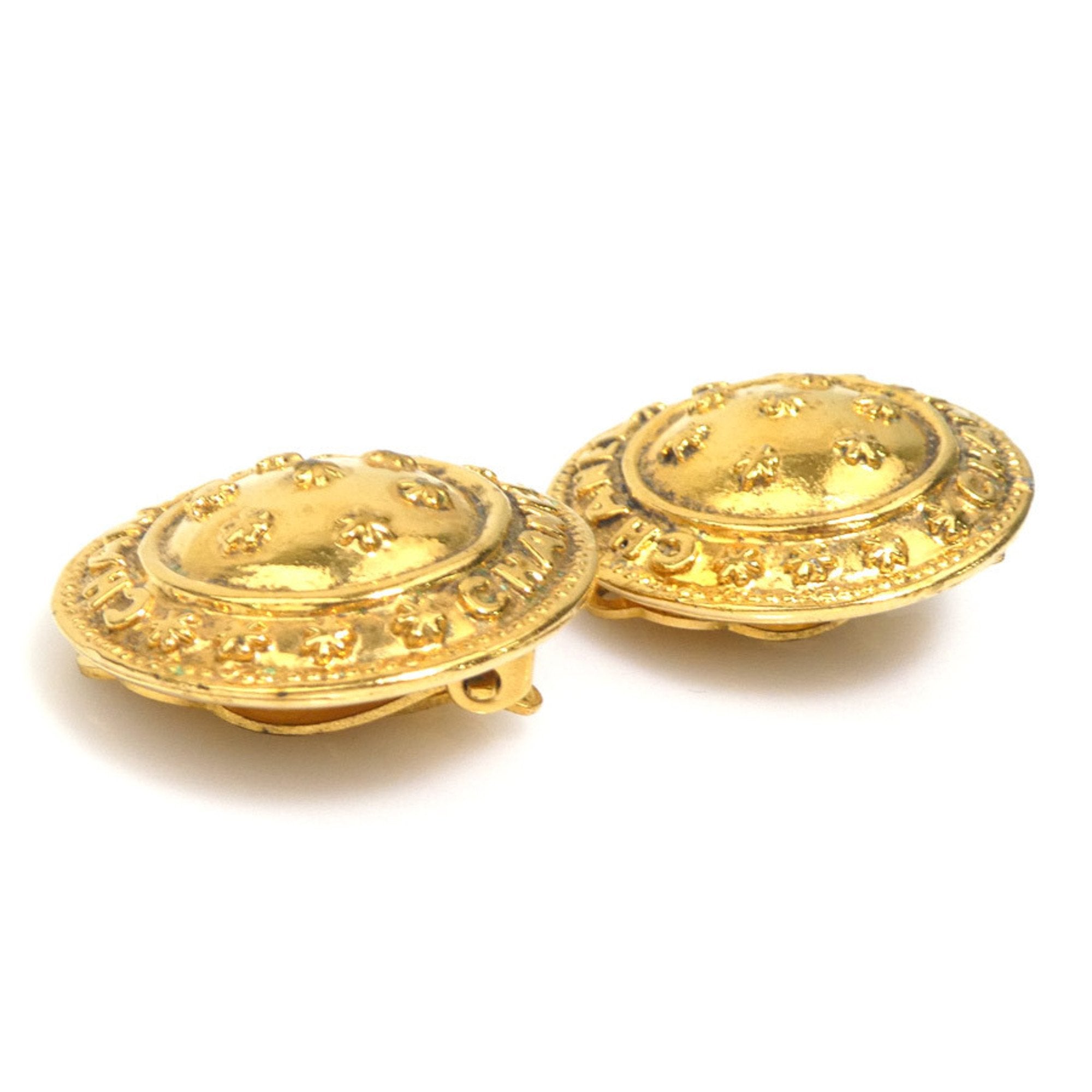 Earrings Gold-Tone Metal