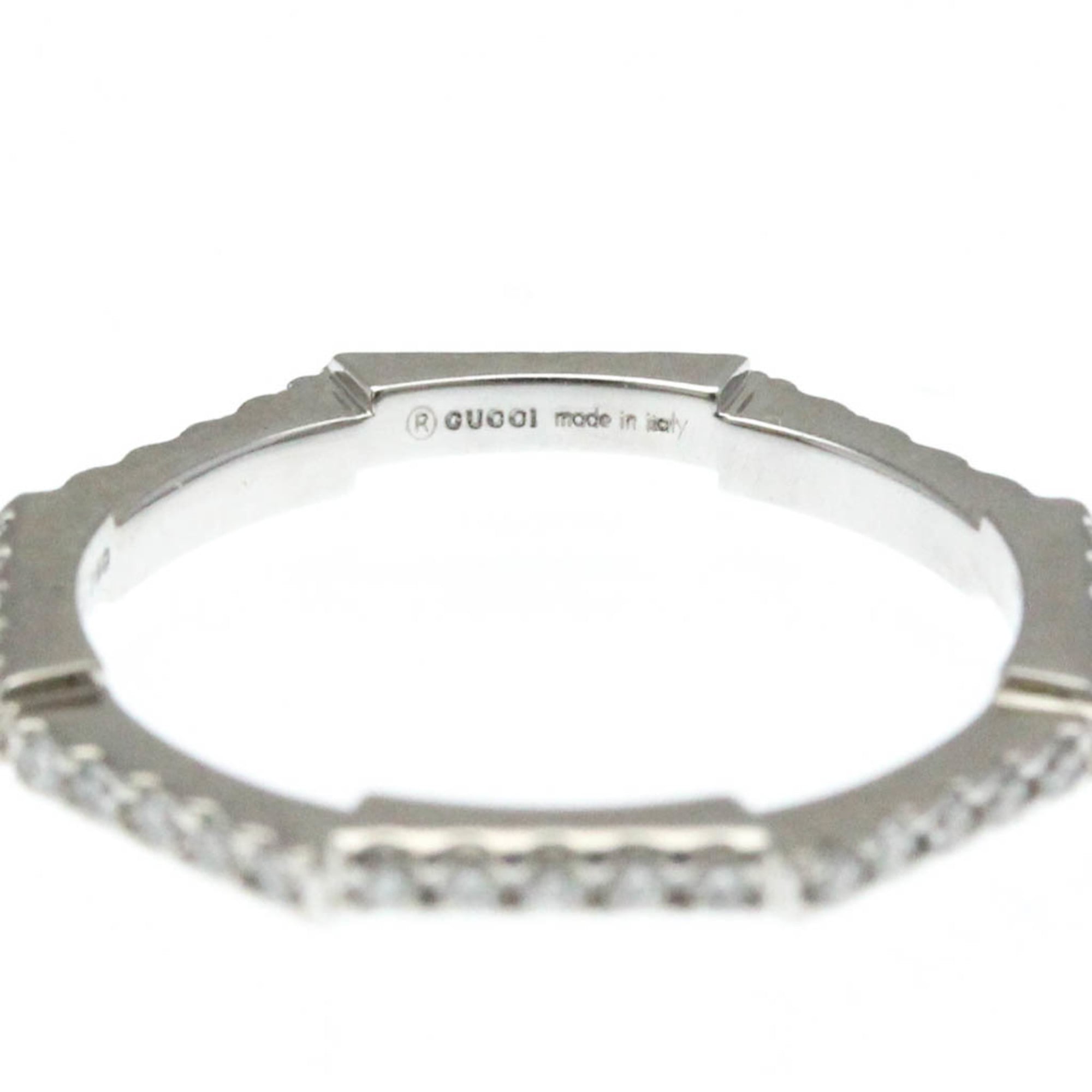 Band Ring 18K White Gold With Diamond