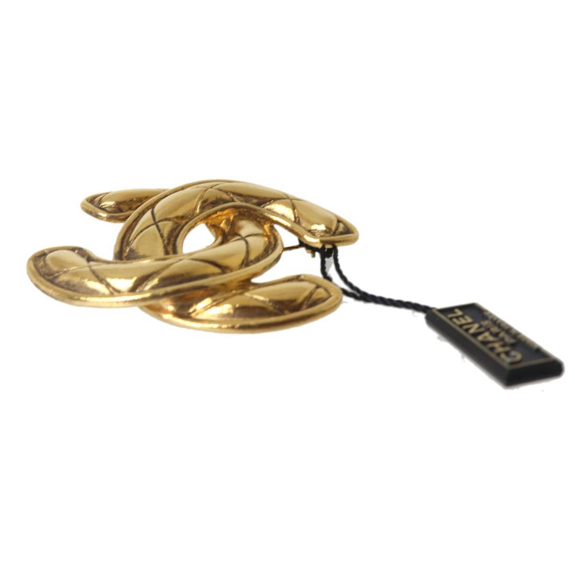 CC Logo Brooch Metal