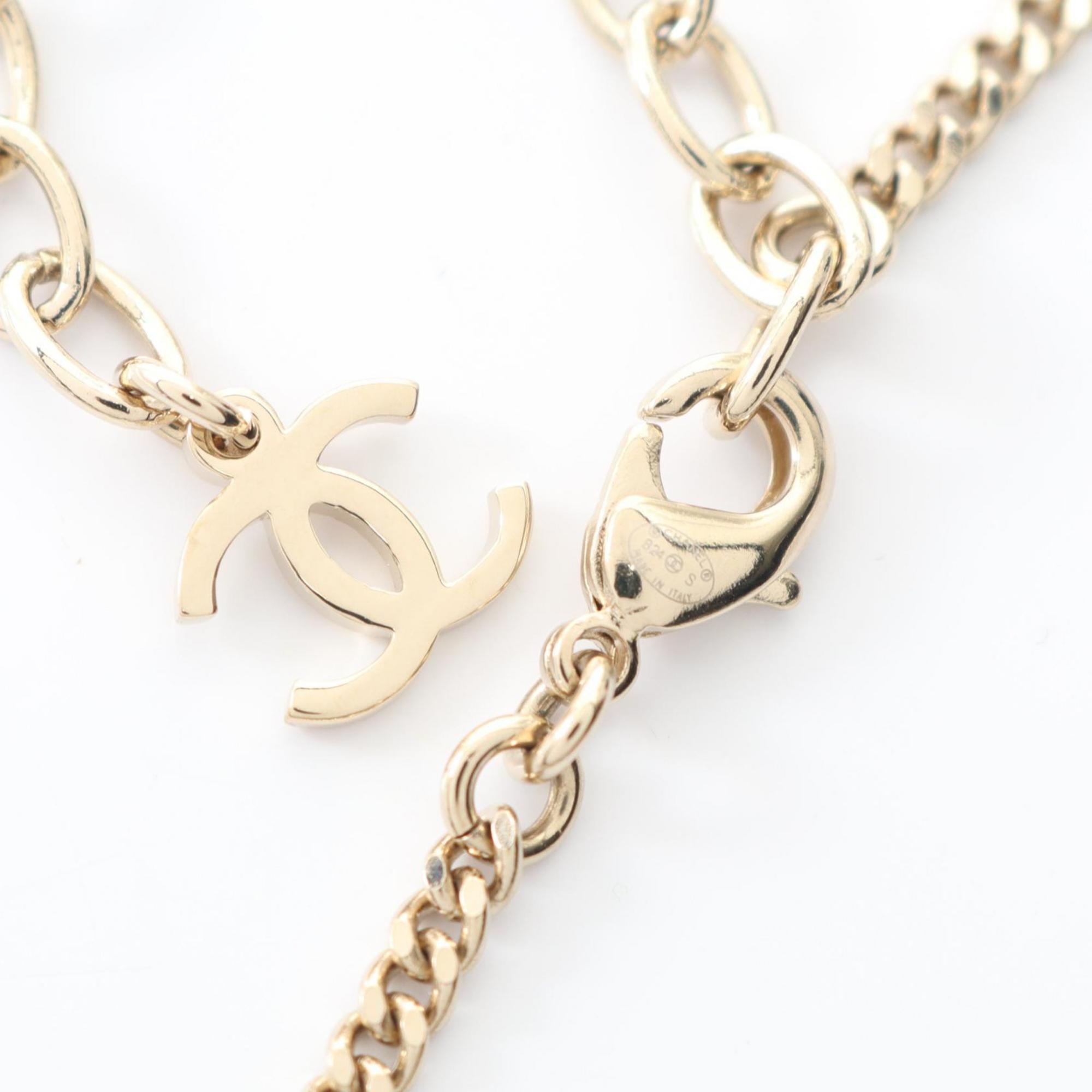 CC Logo Pendant Necklace Metal