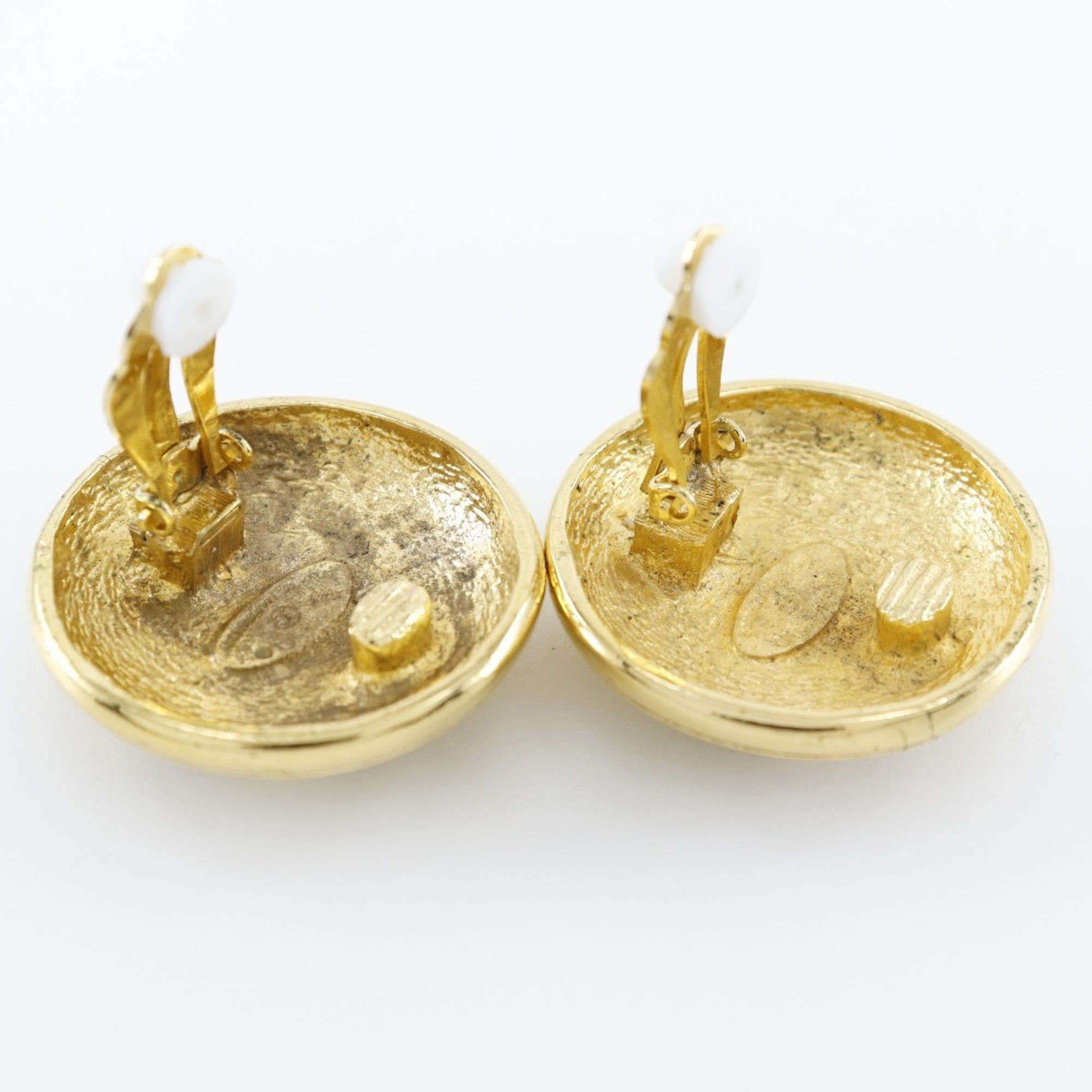CC Logo Clip-On Earrings Metal