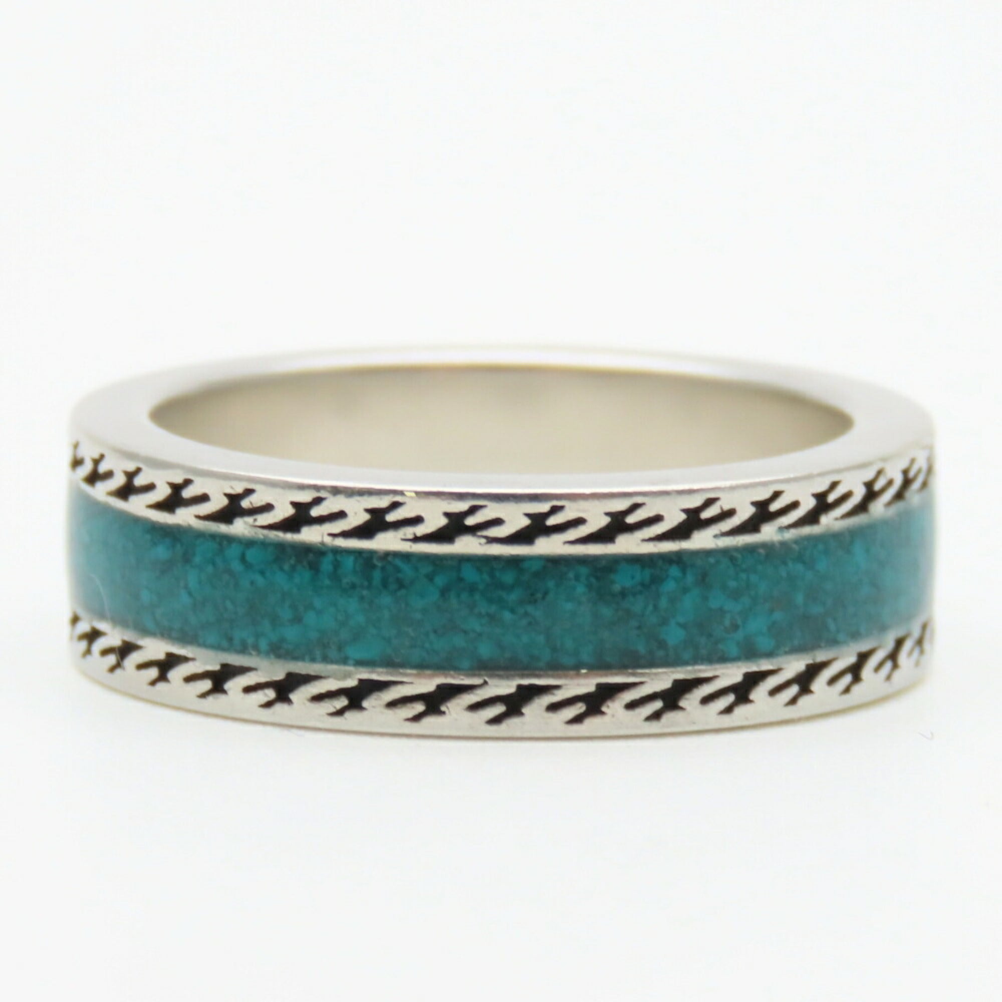 Ring Enamel and Sterling Silver