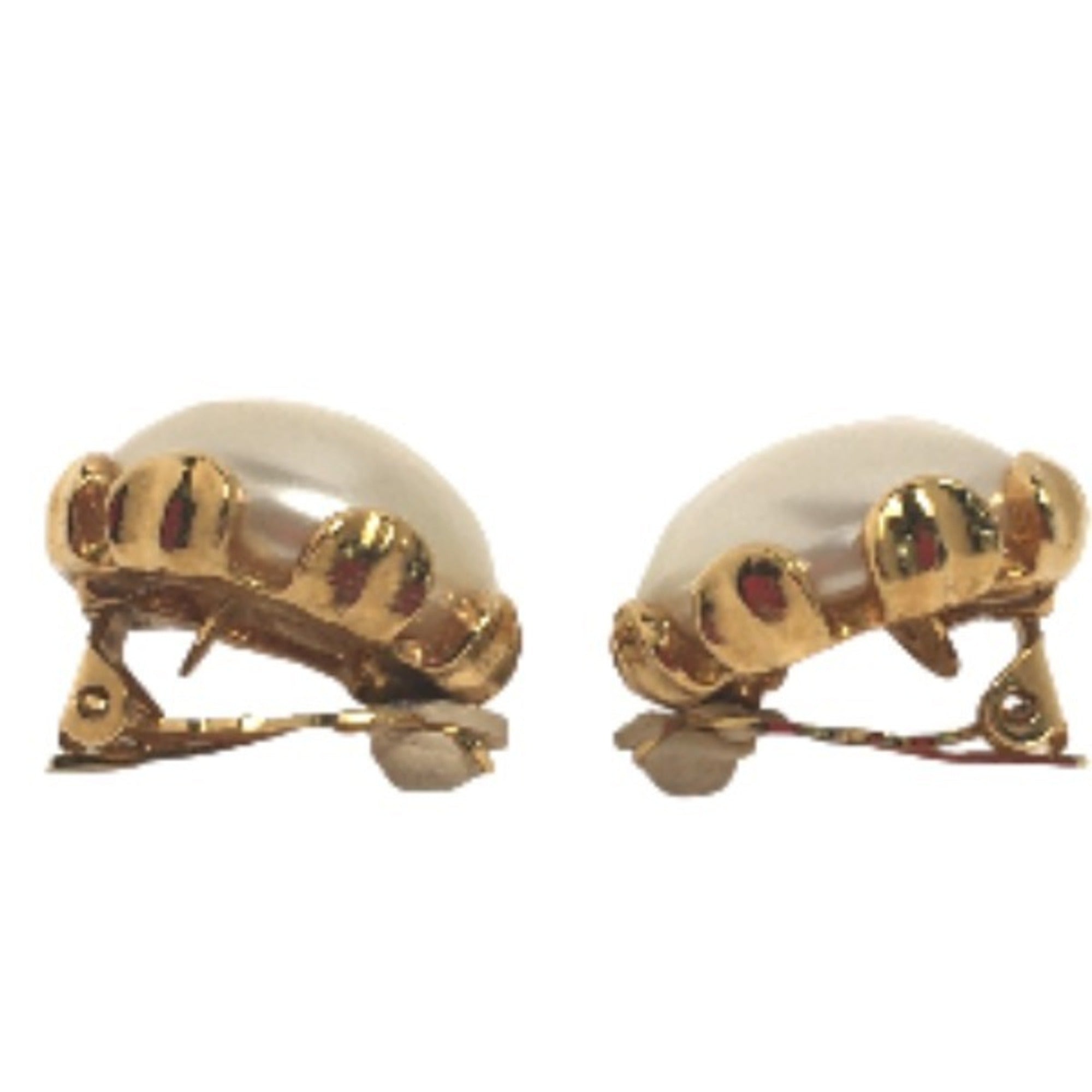 Clip-On Earrings Clip-On Gold-Tone Metal