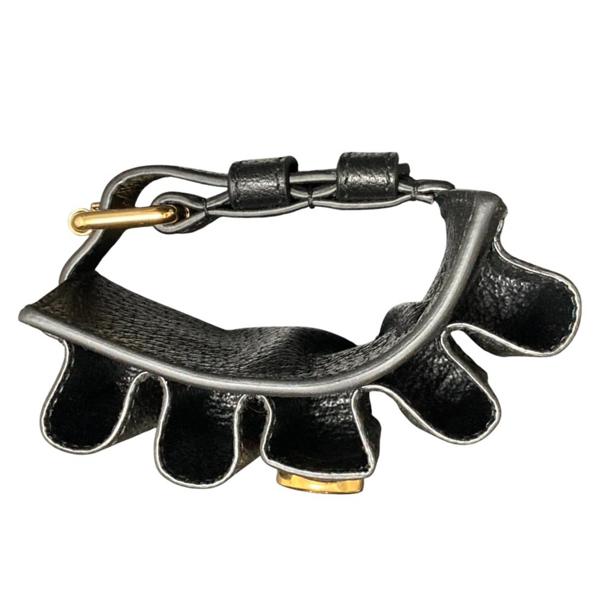 Leather Bracelet Lipstick Case Black