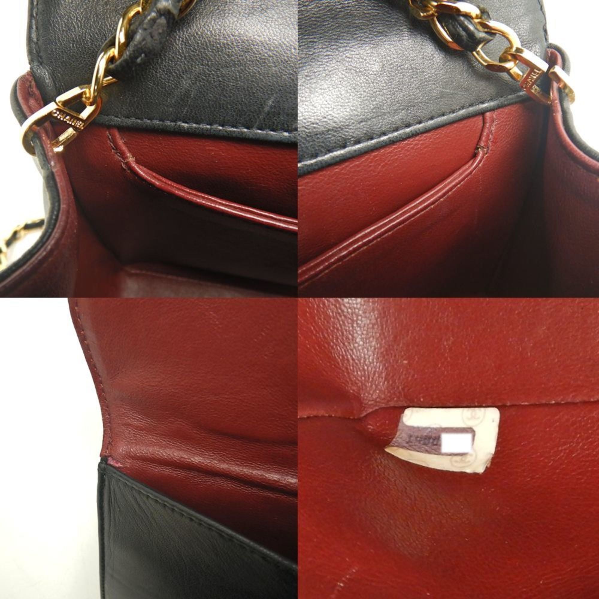 Vintage CC Chain Flap Bag Quilted Lambskin Medium