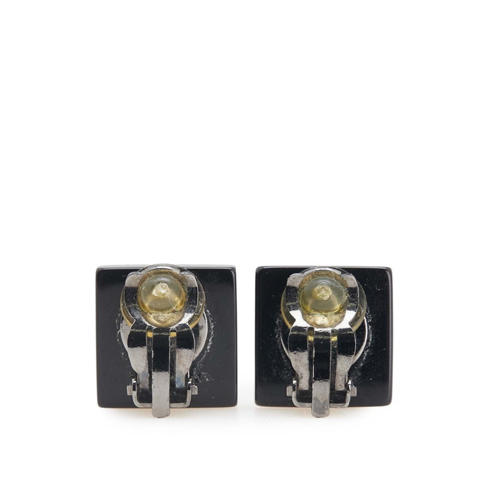 CC Logo Clip-On Earrings Metal