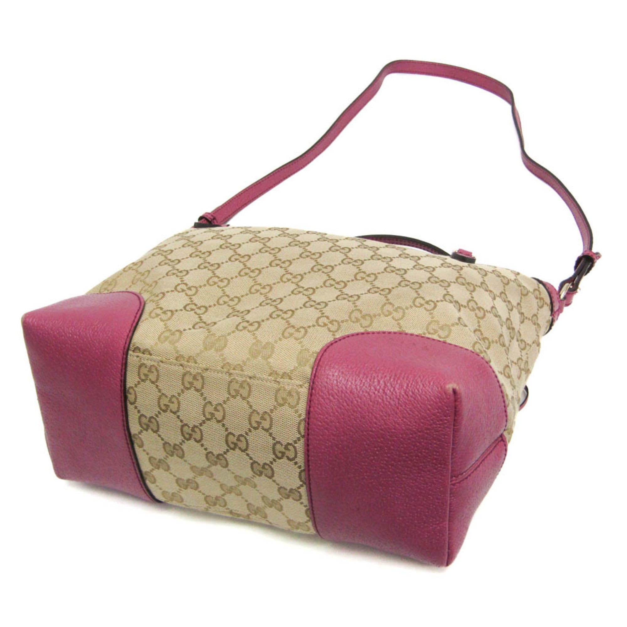 Bree Convertible Top Handle Bag GG Canvas with Leather Medium