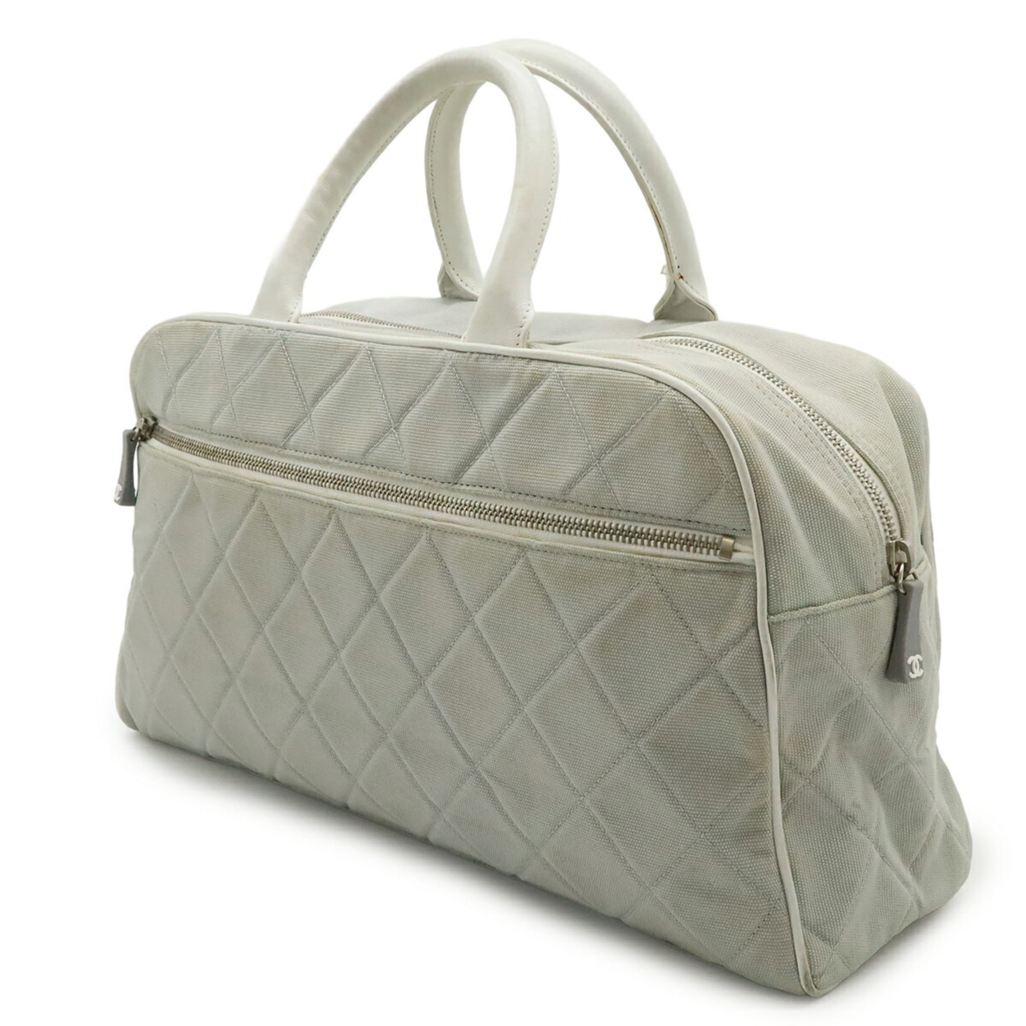 Vintage Logo Bowler Bag Quilted Canvas Medium