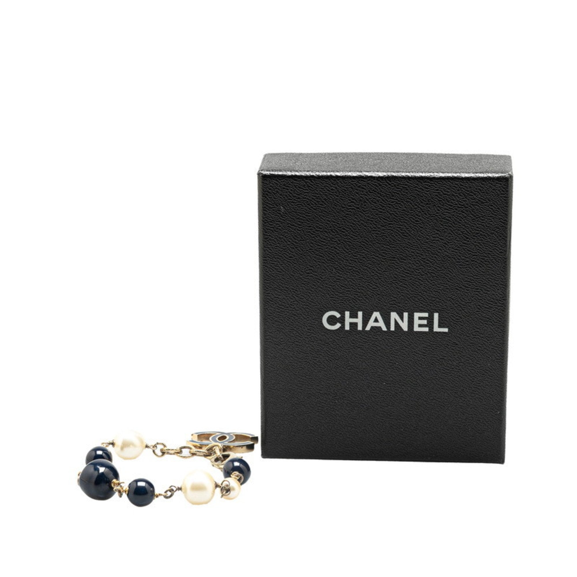 CC Logo Bracelet Gold-Tone Metal