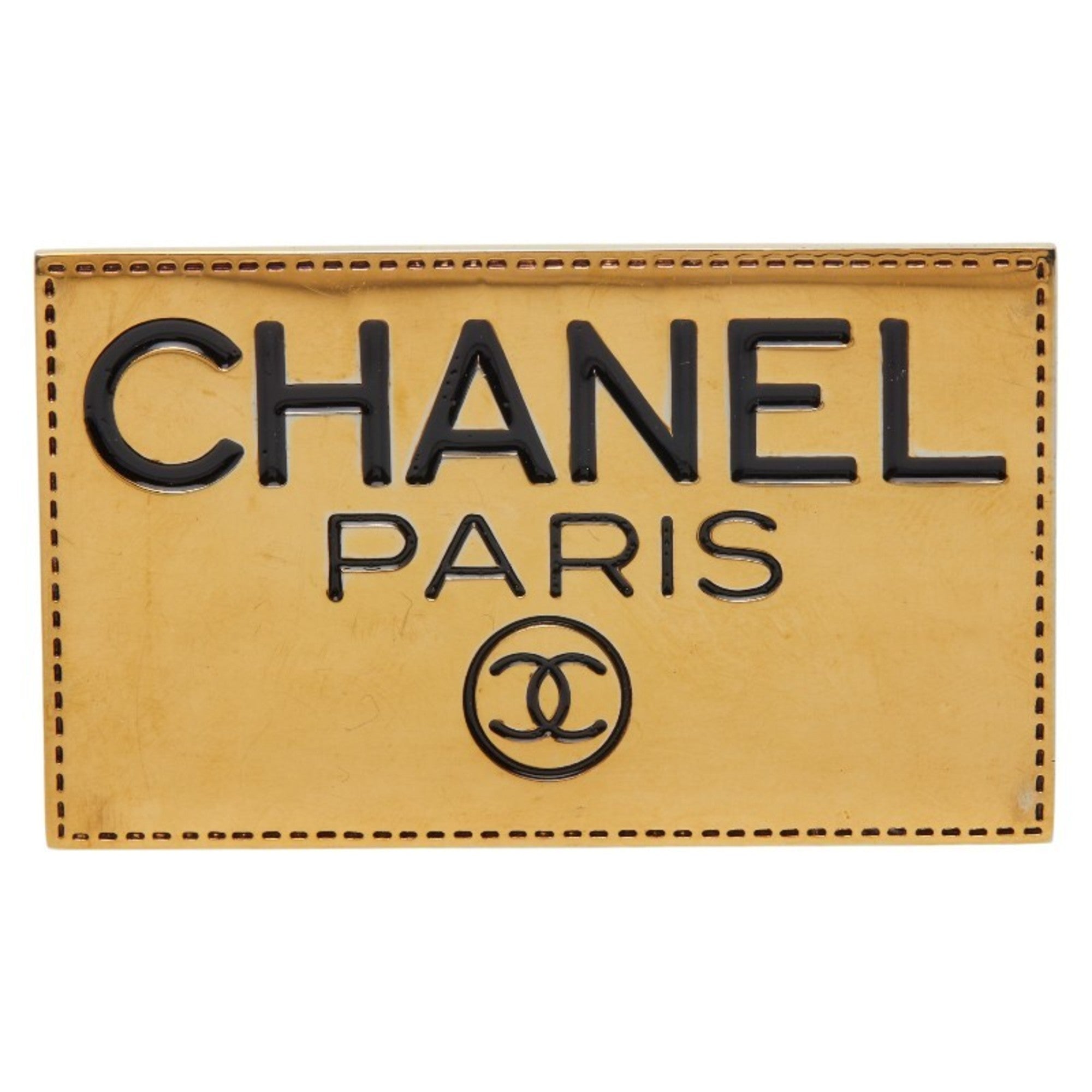 Brooch Gold-Tone Metal