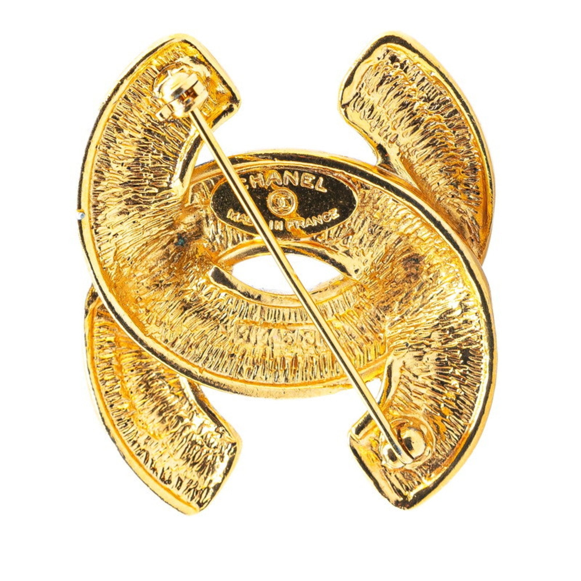 CC Logo Brooch Metal