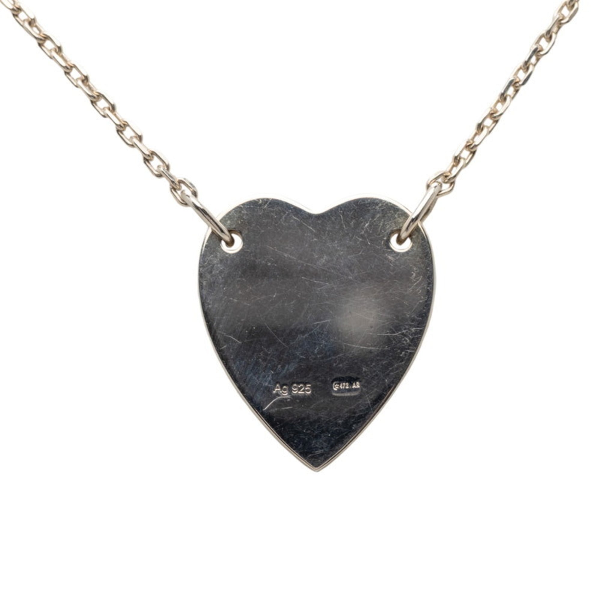 Trademark Heart Pendant Necklace Sterling Silver