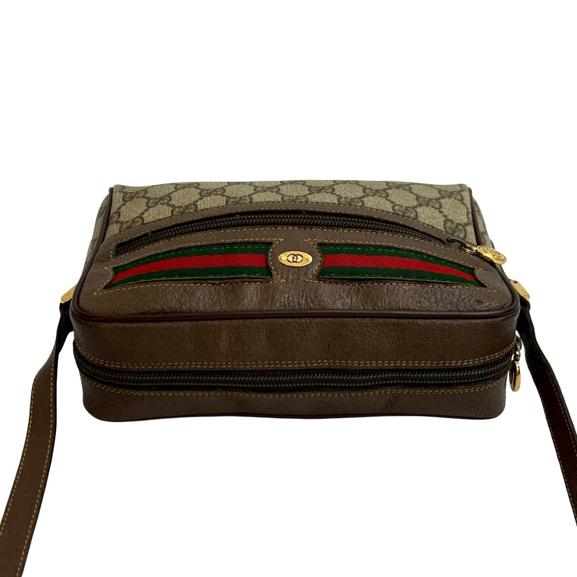 Ophidia Shoulder Bag GG Coated Canvas Small