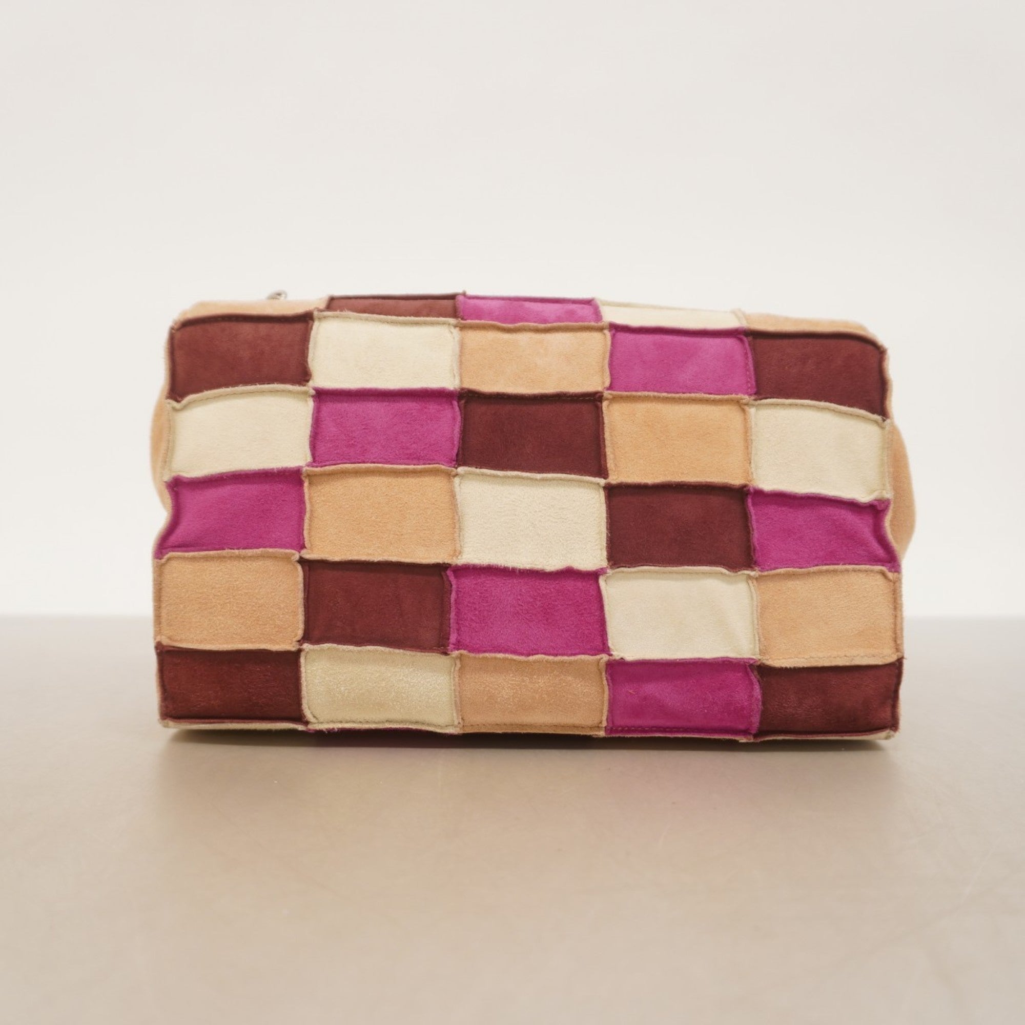 Reissue Flap Bag Suede Patchwork Medium