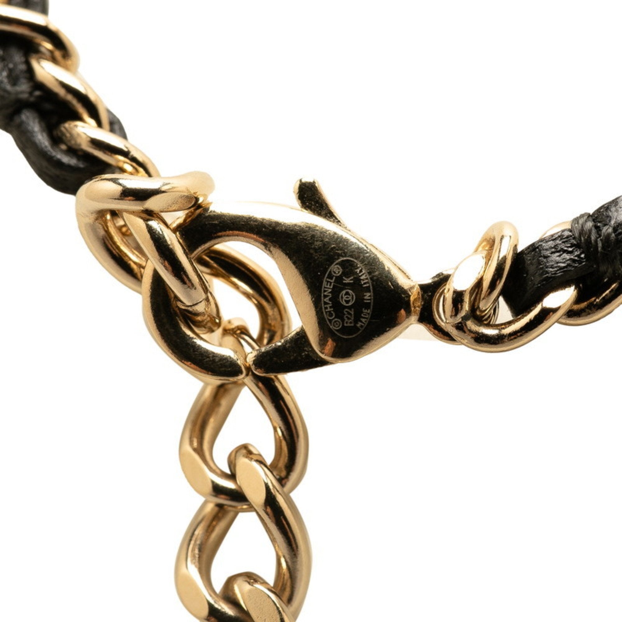 CC Logo Heart Pendant Necklace Metal
