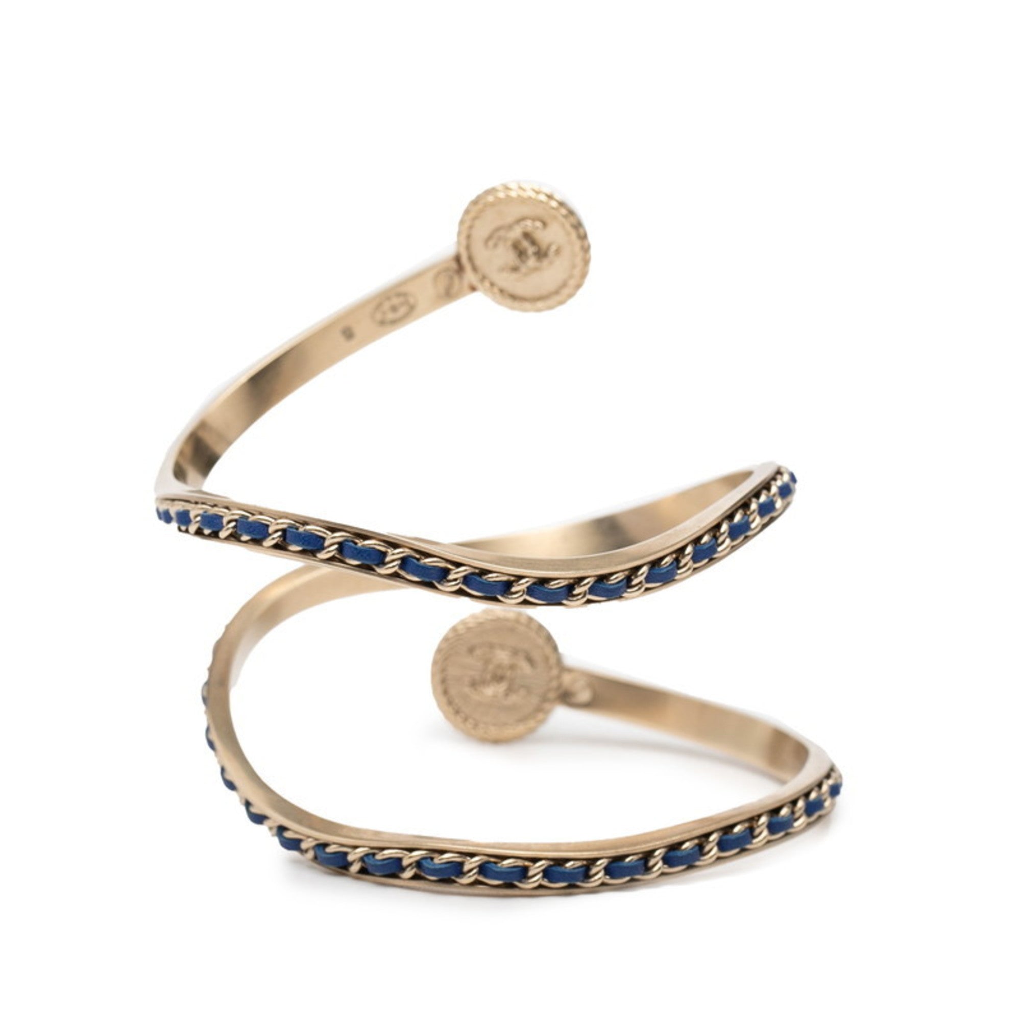 CC Logo Bracelet Gold-Tone Metal
