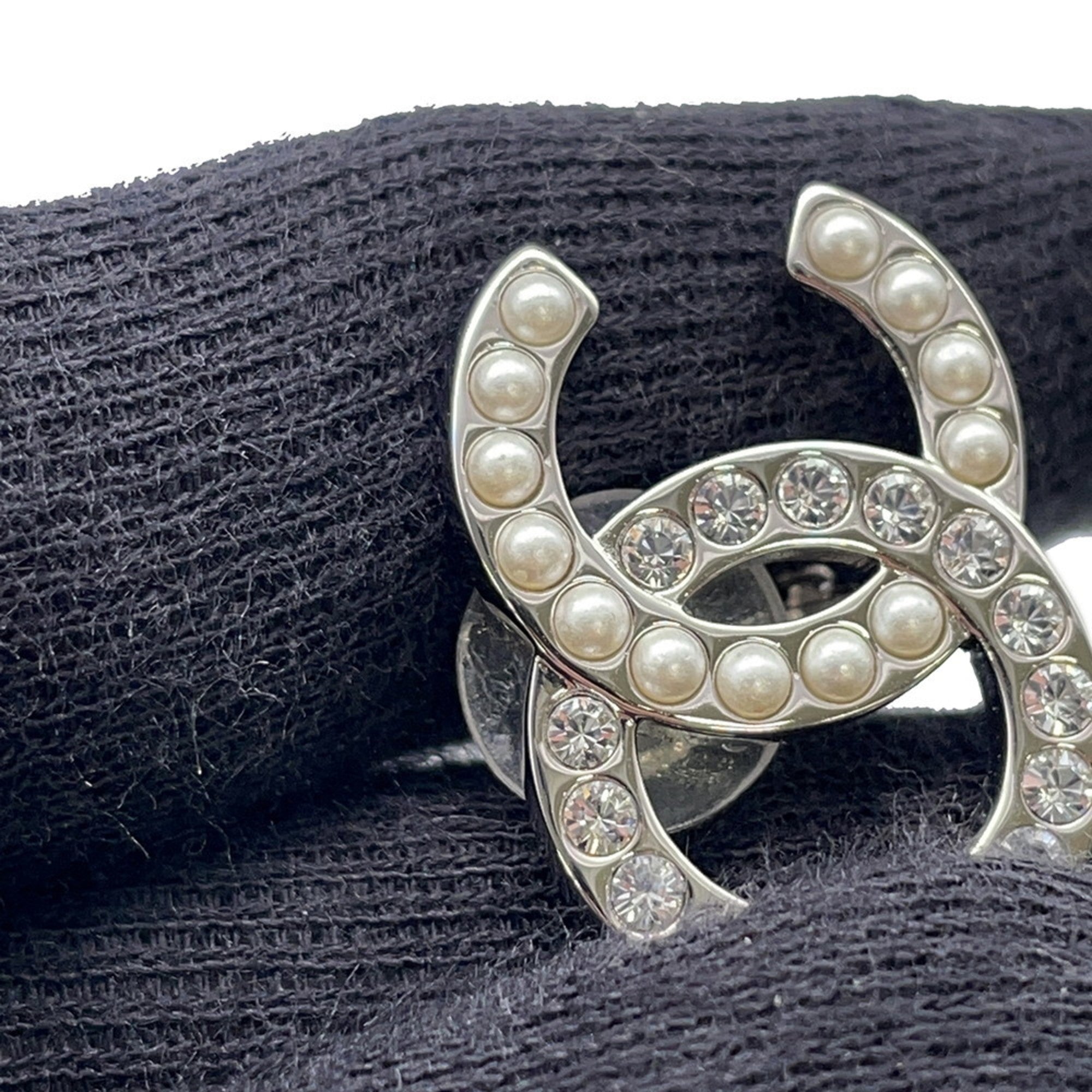 CC Logo Clip-On Earrings Metal