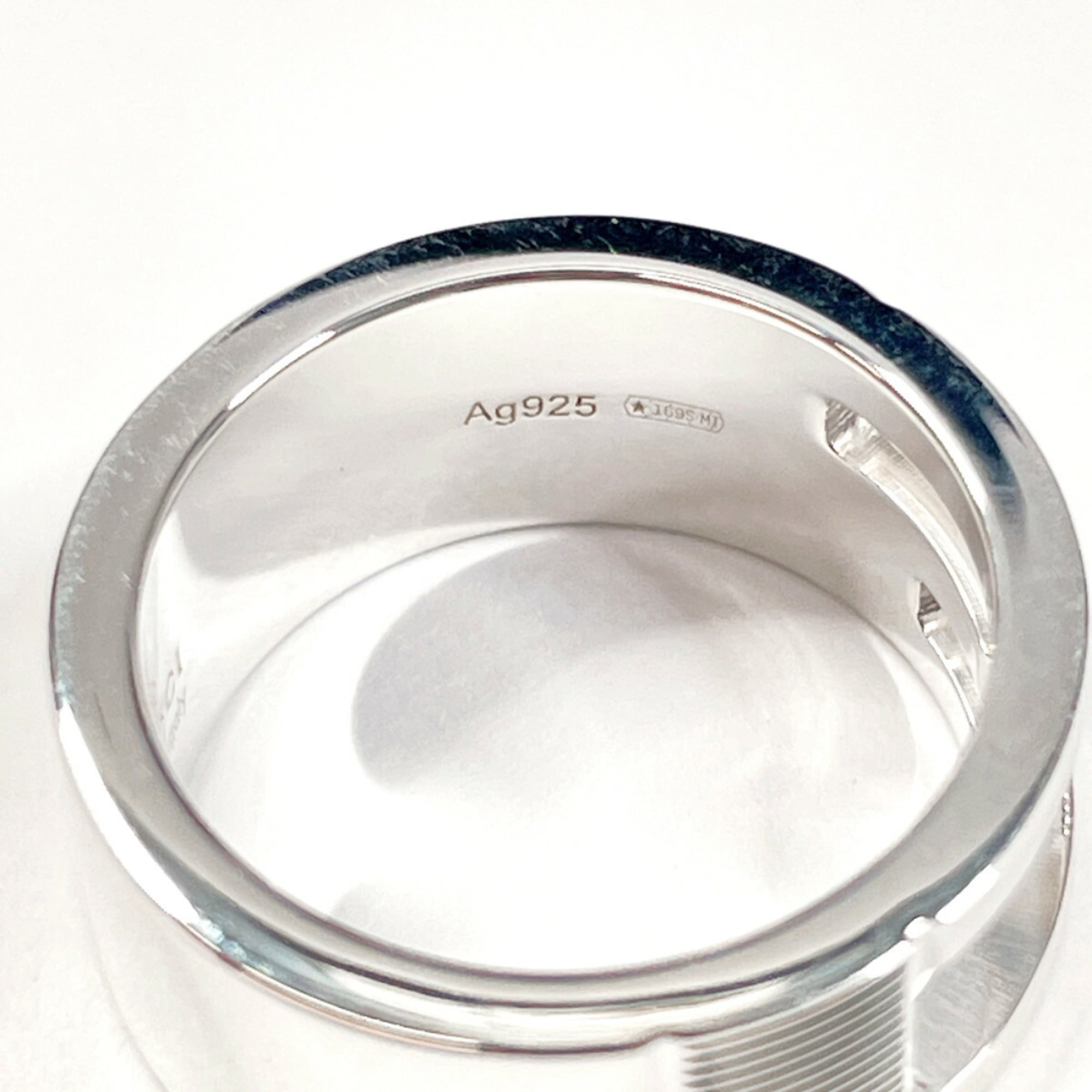 Cutout G Ring Sterling Silver