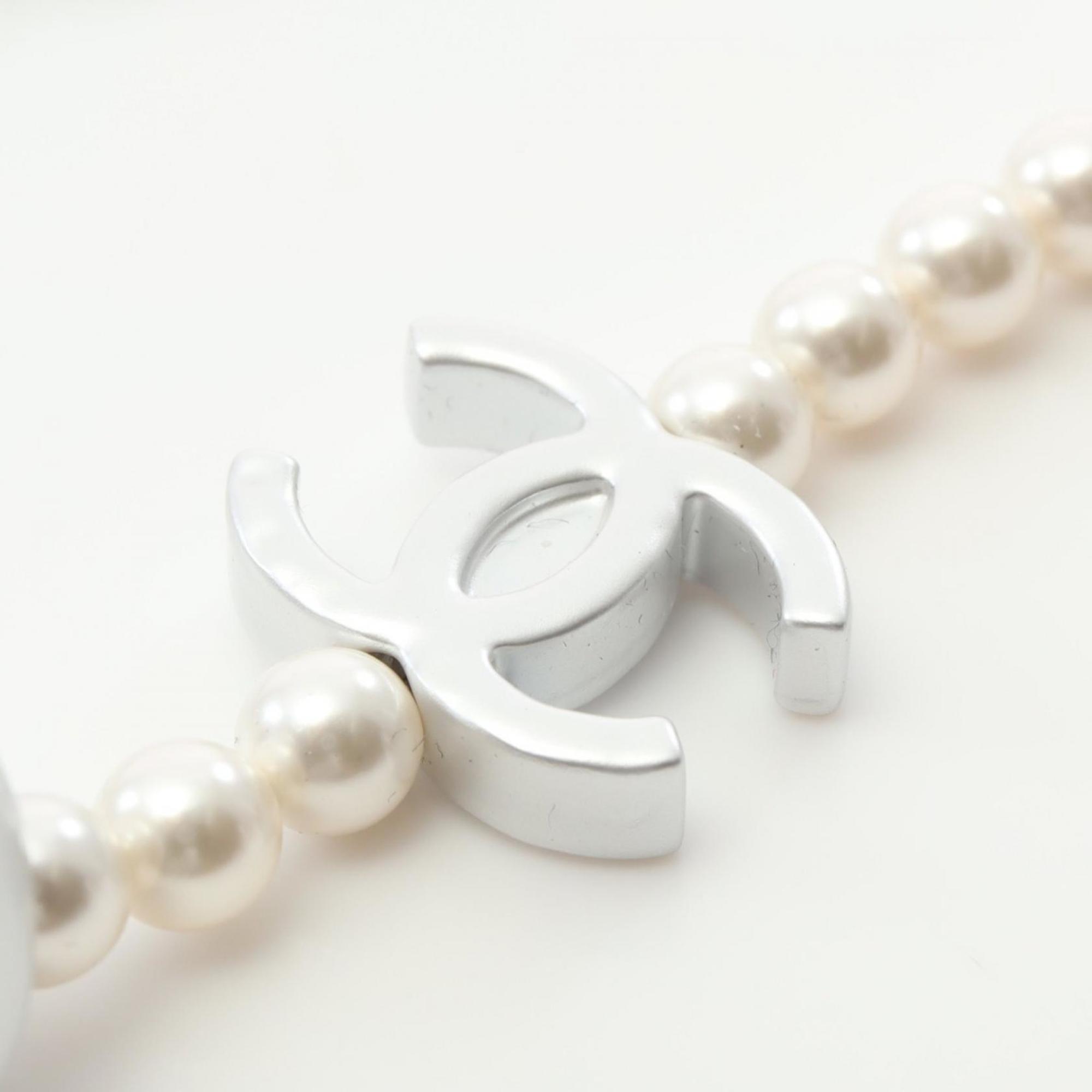 CC Logo Pendant Necklace Sterling Silver