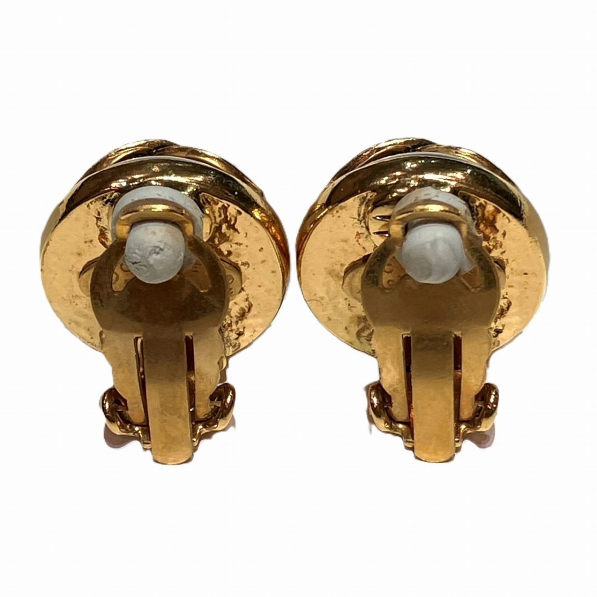 Pearl Clip-On Earrings Artificial Pearl and Metal