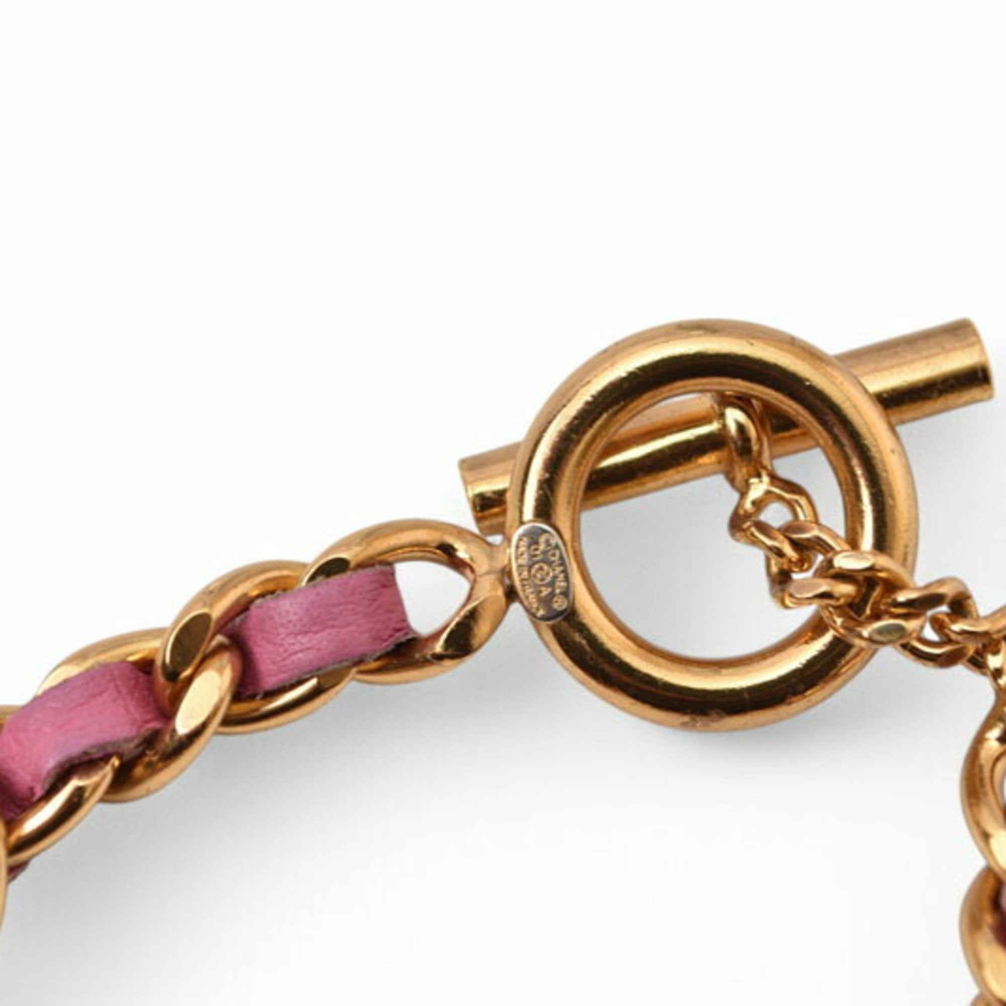 CC Logo Chain Bracelet Metal