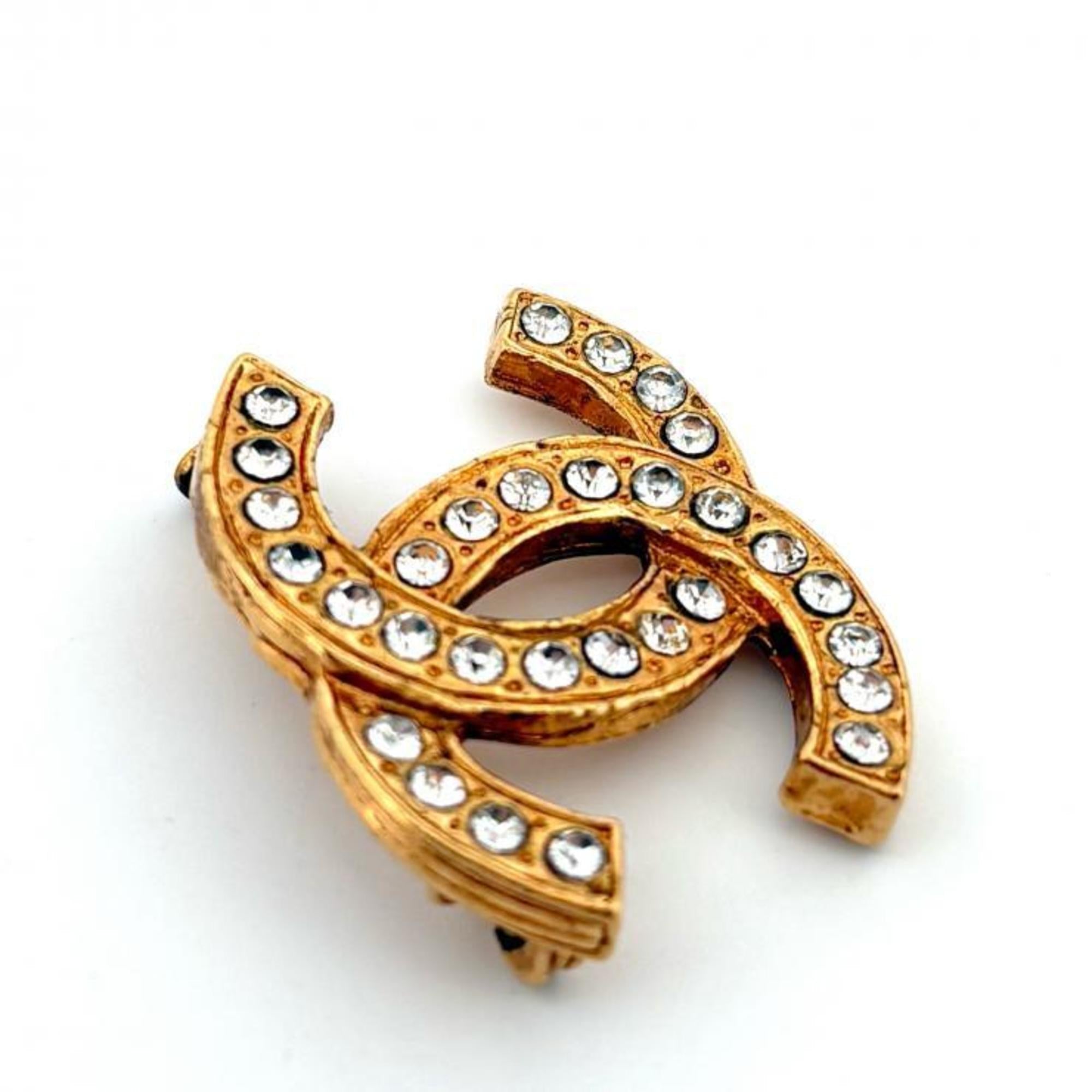 CC Logo Brooch Metal