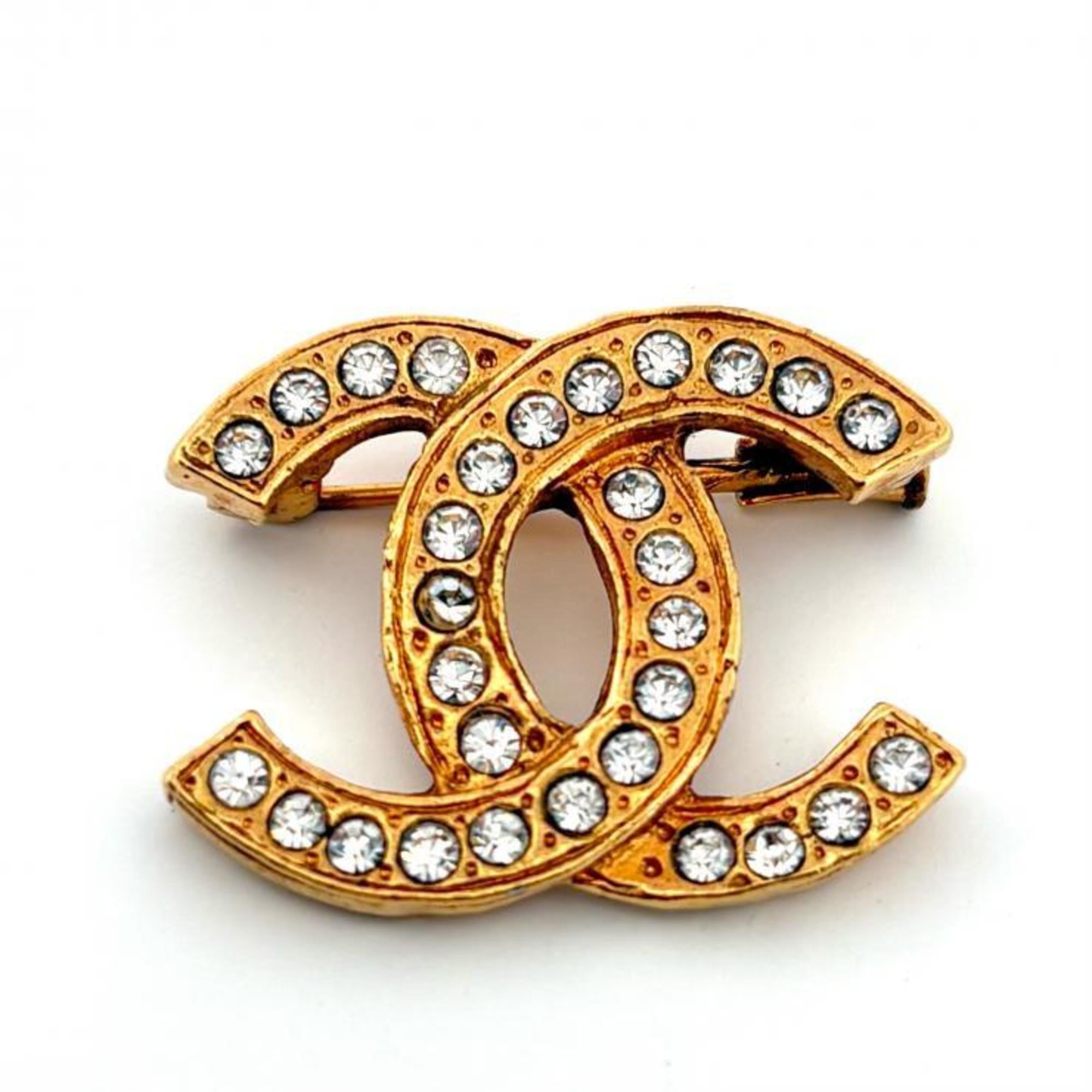 CC Logo Brooch Metal