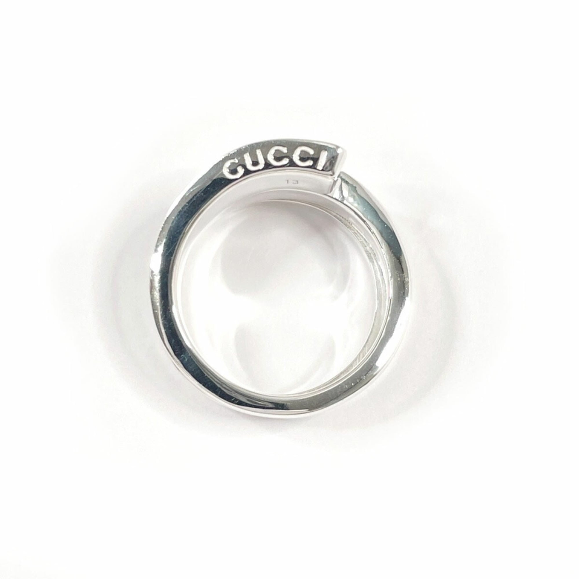 Spiral G Snake Ring Sterling Silver