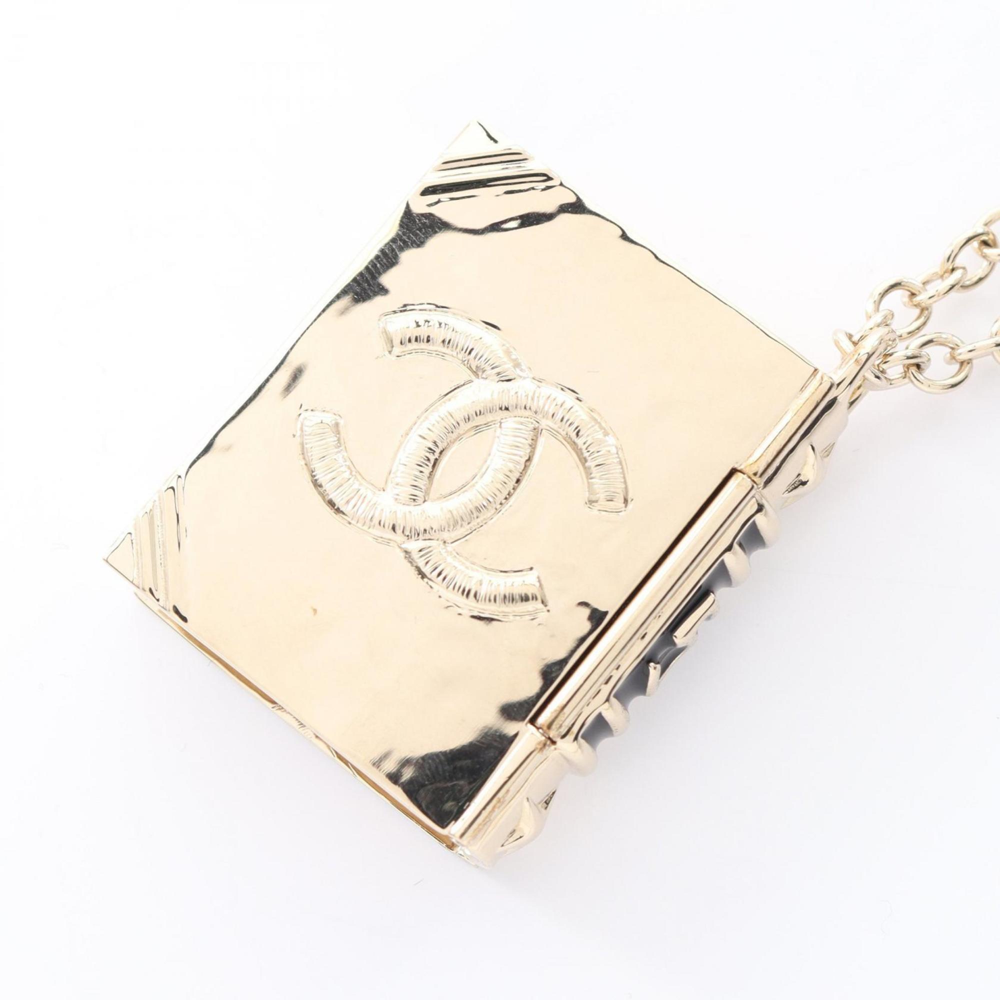 CC Logo Pendant Necklace Metal