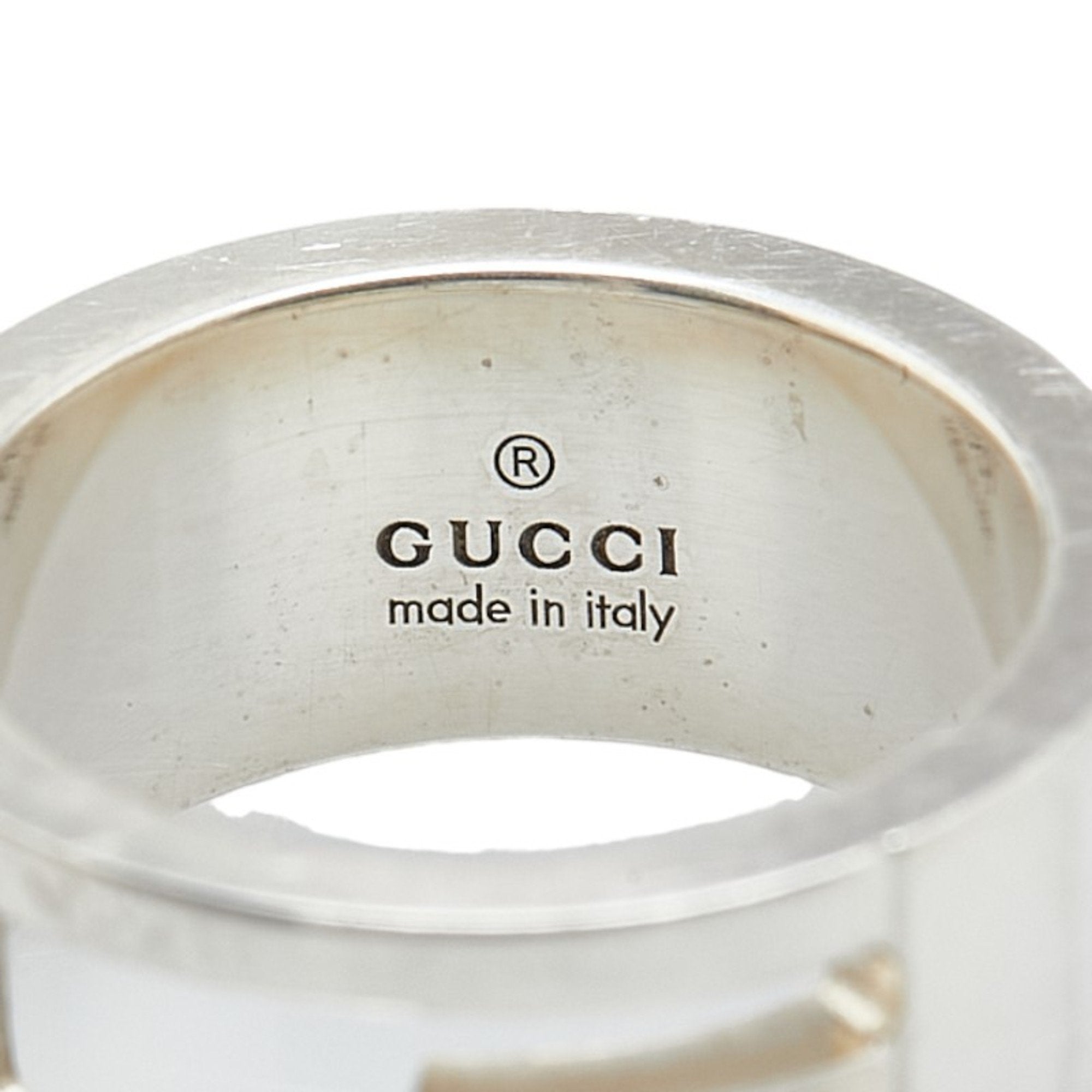Cutout G Ring Sterling Silver
