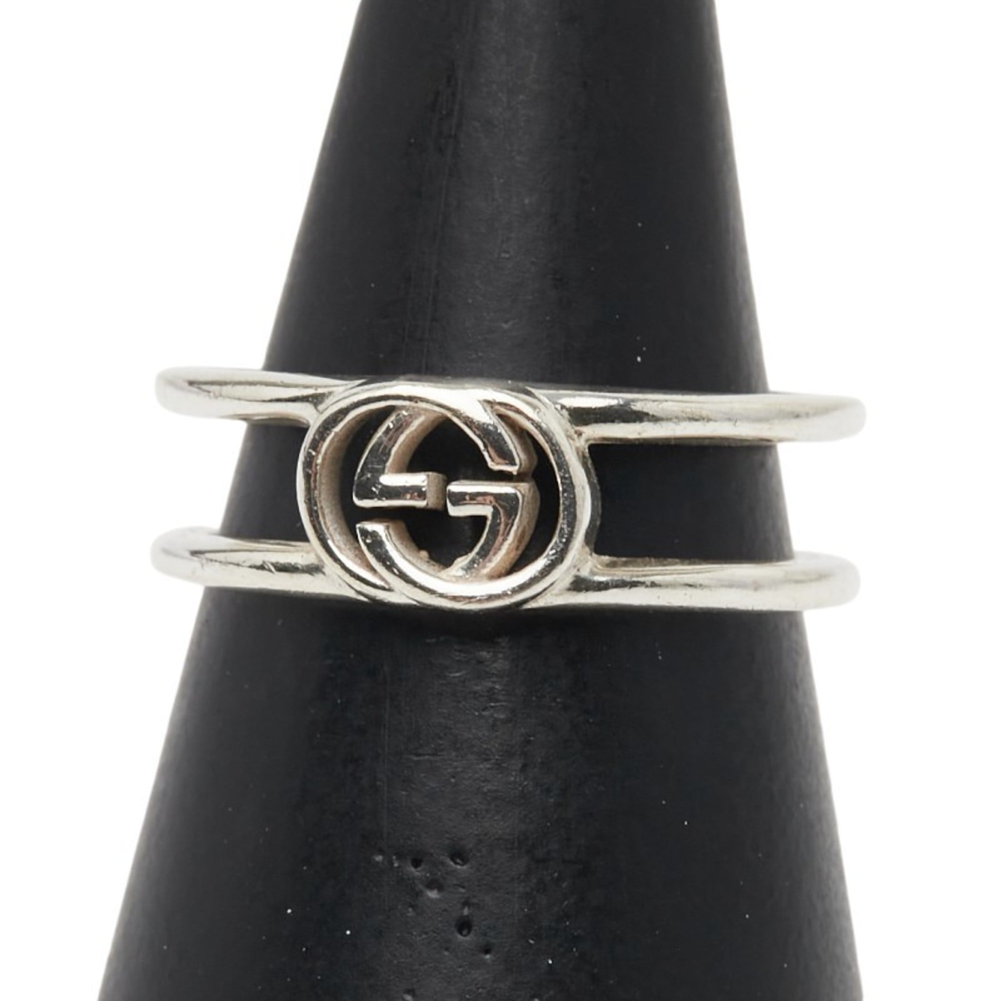 Interlocking G Ring Sterling Silver