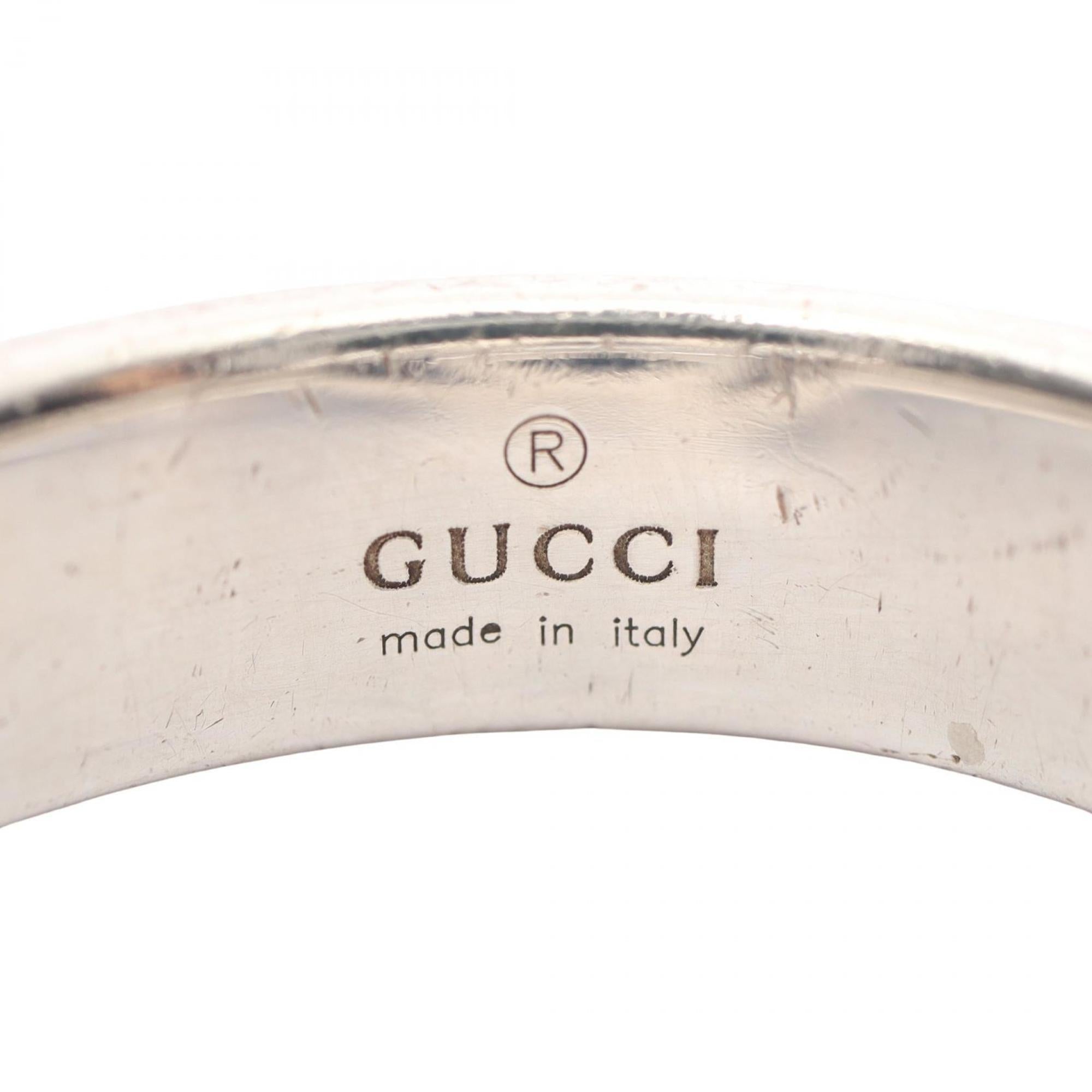 Interlocking G Ring Sterling Silver
