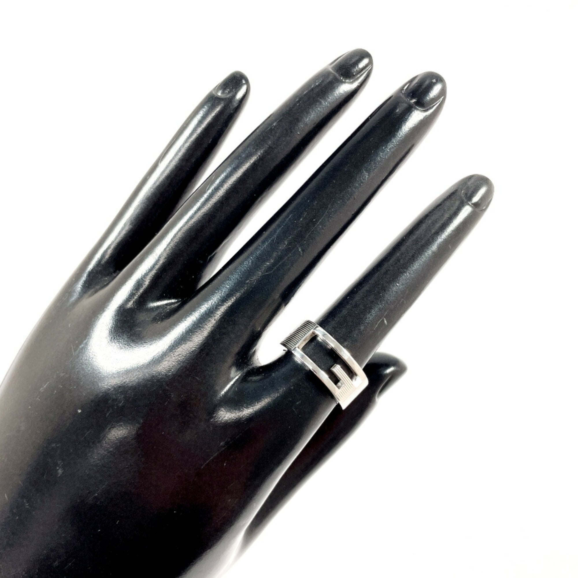 Cutout G Band Ring Sterling Silver
