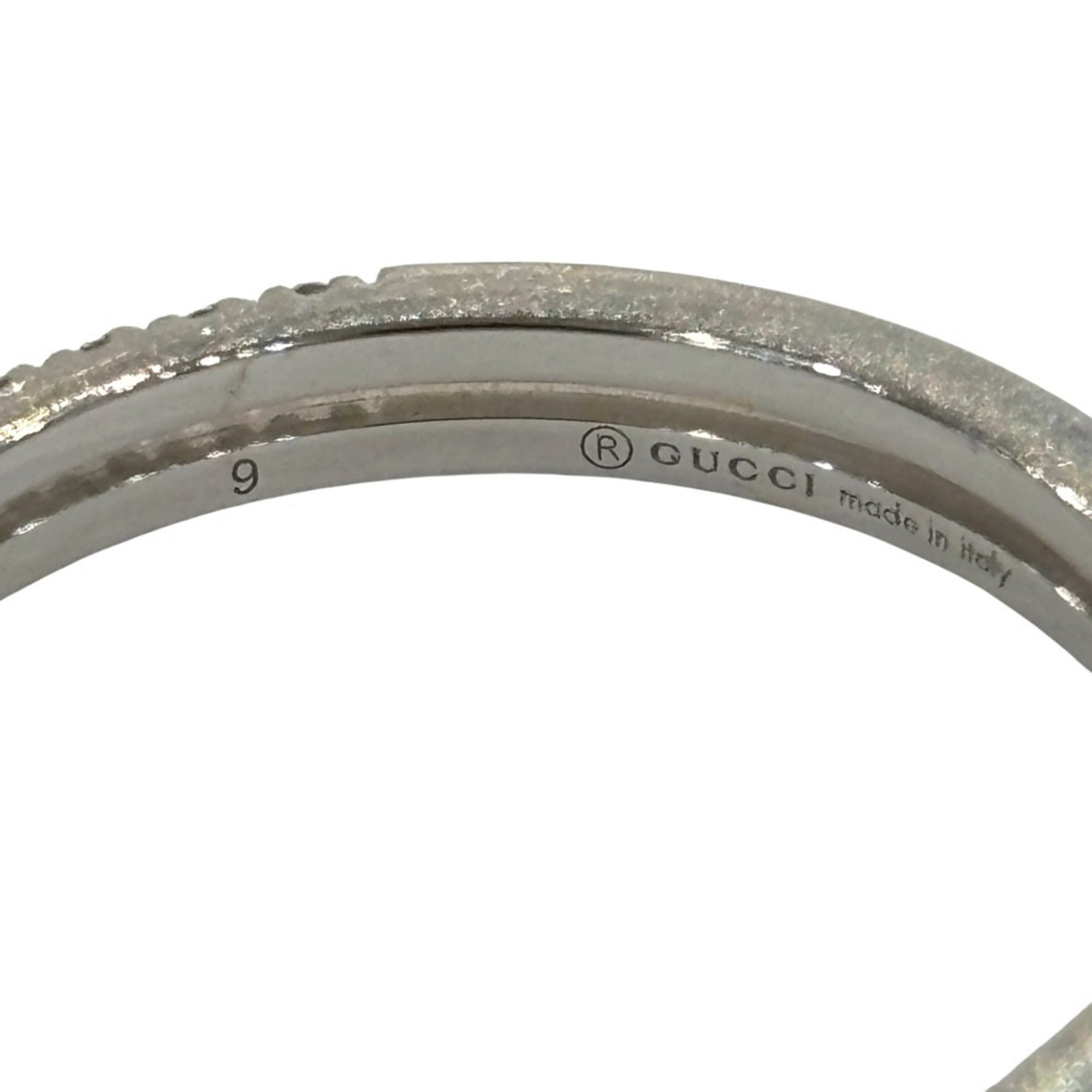 Band Ring 18K White Gold with Diamond