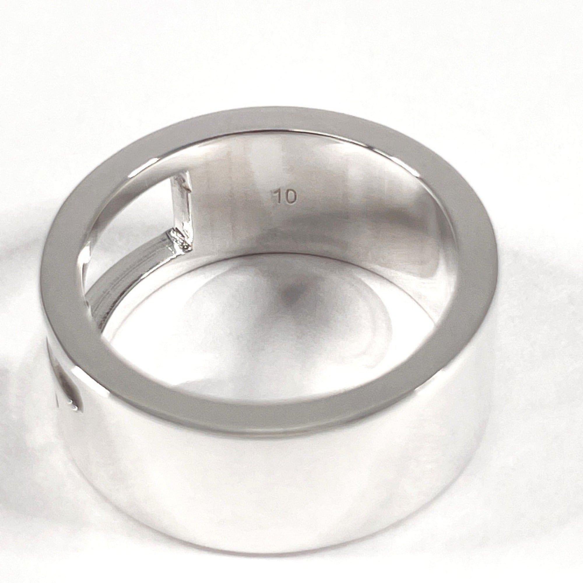Cutout G Ring Sterling Silver