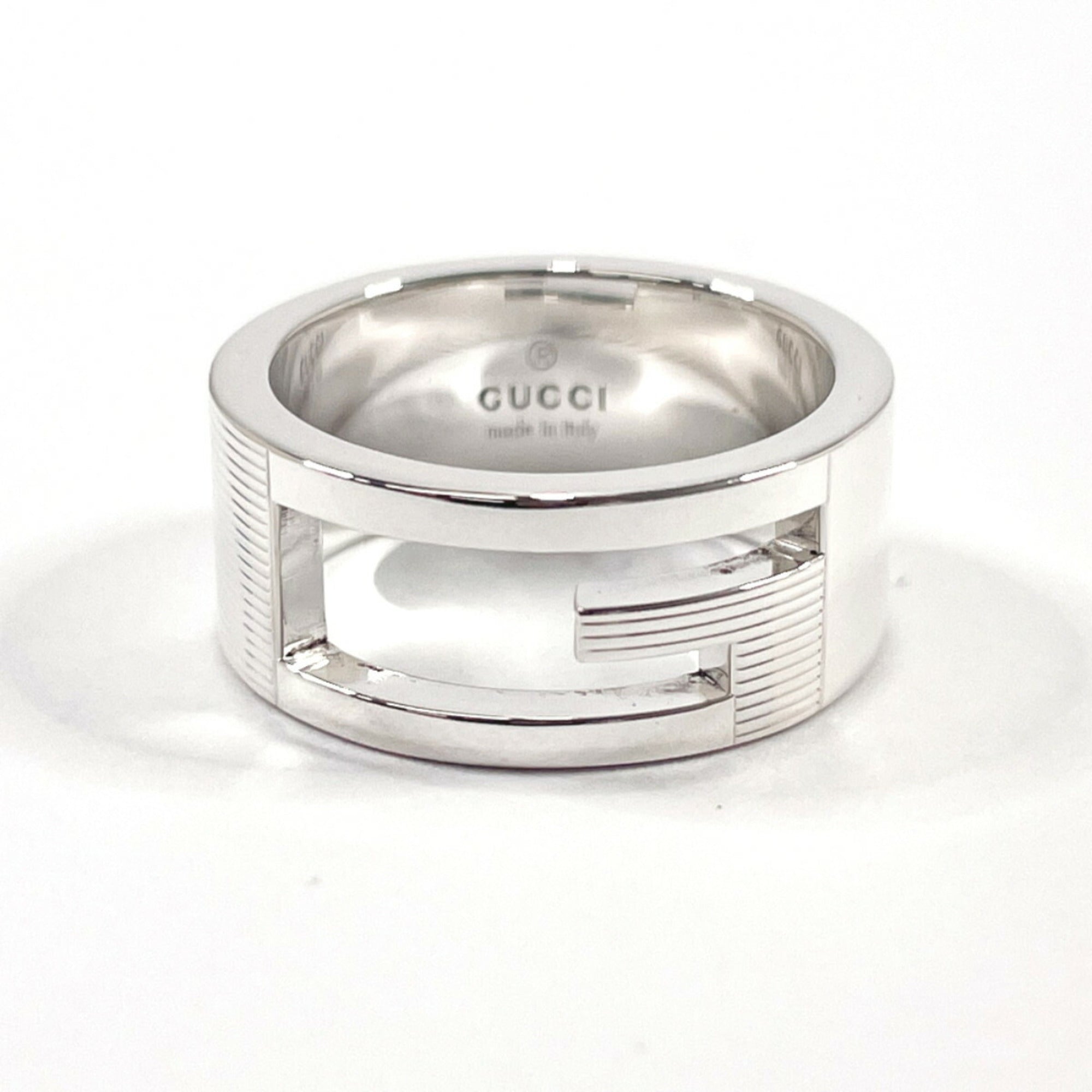 Cutout G Ring Sterling Silver