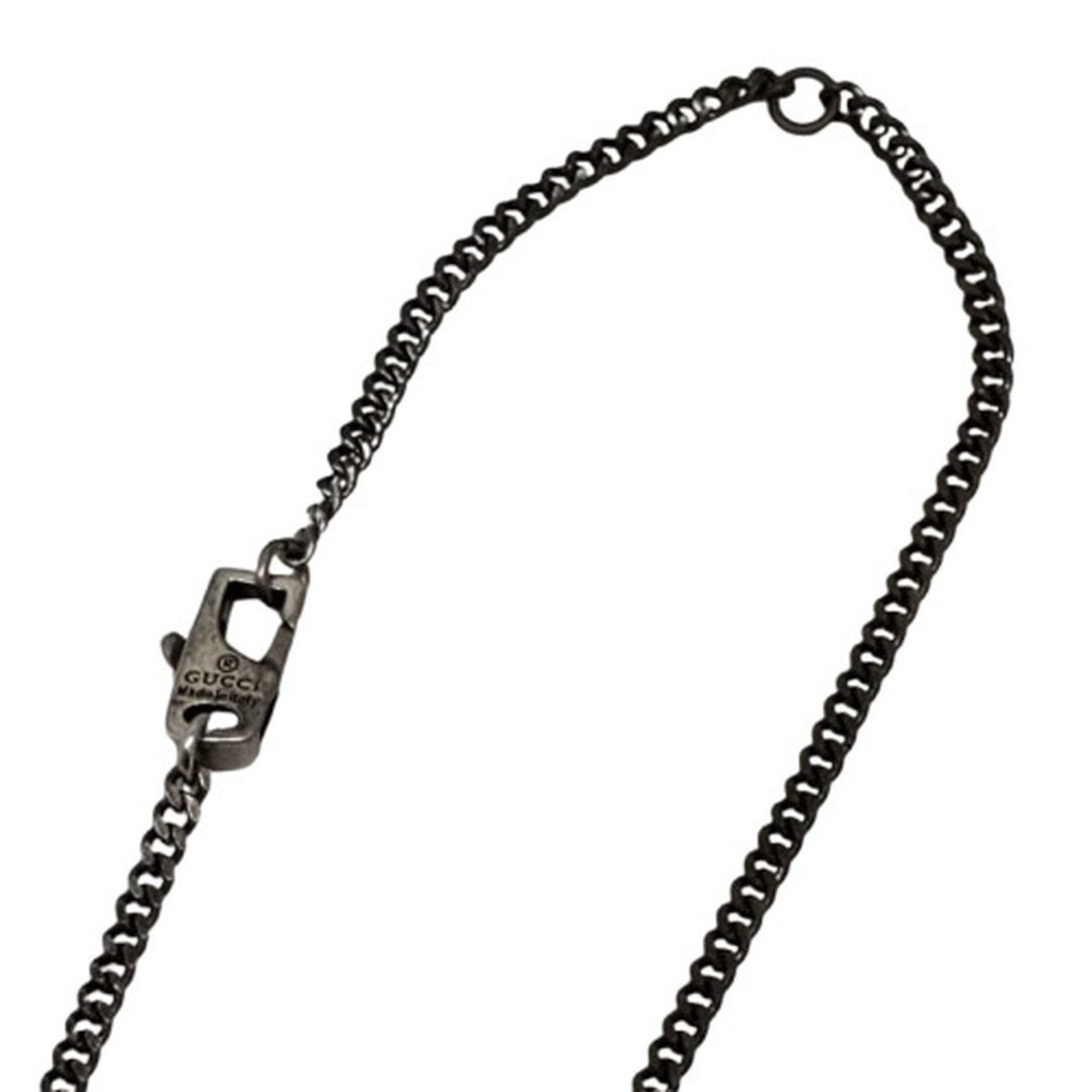 Cutout G Pendant Necklace Sterling Silver