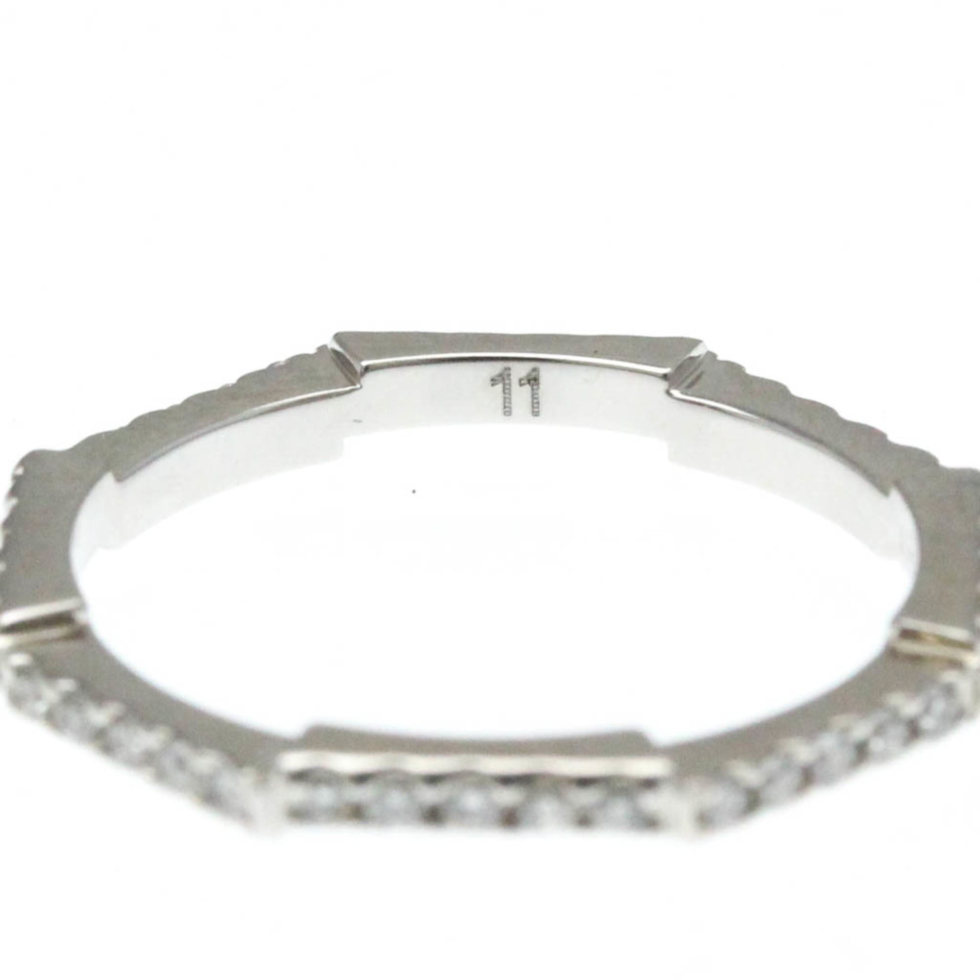Band Ring 18K White Gold With Diamond