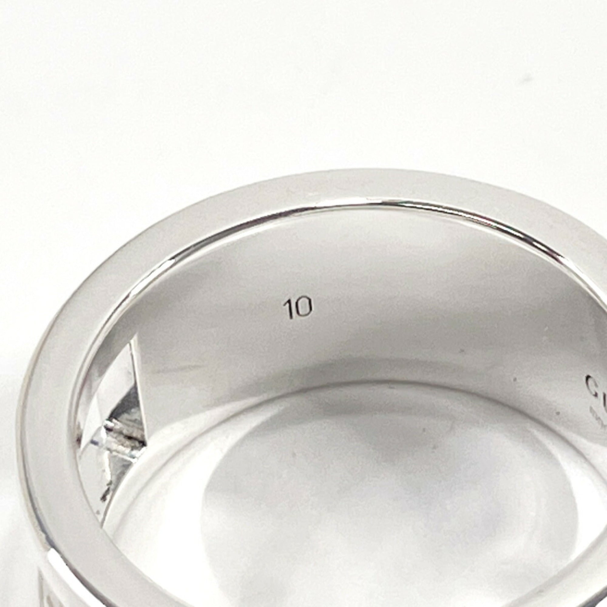 Cutout G Ring Sterling Silver