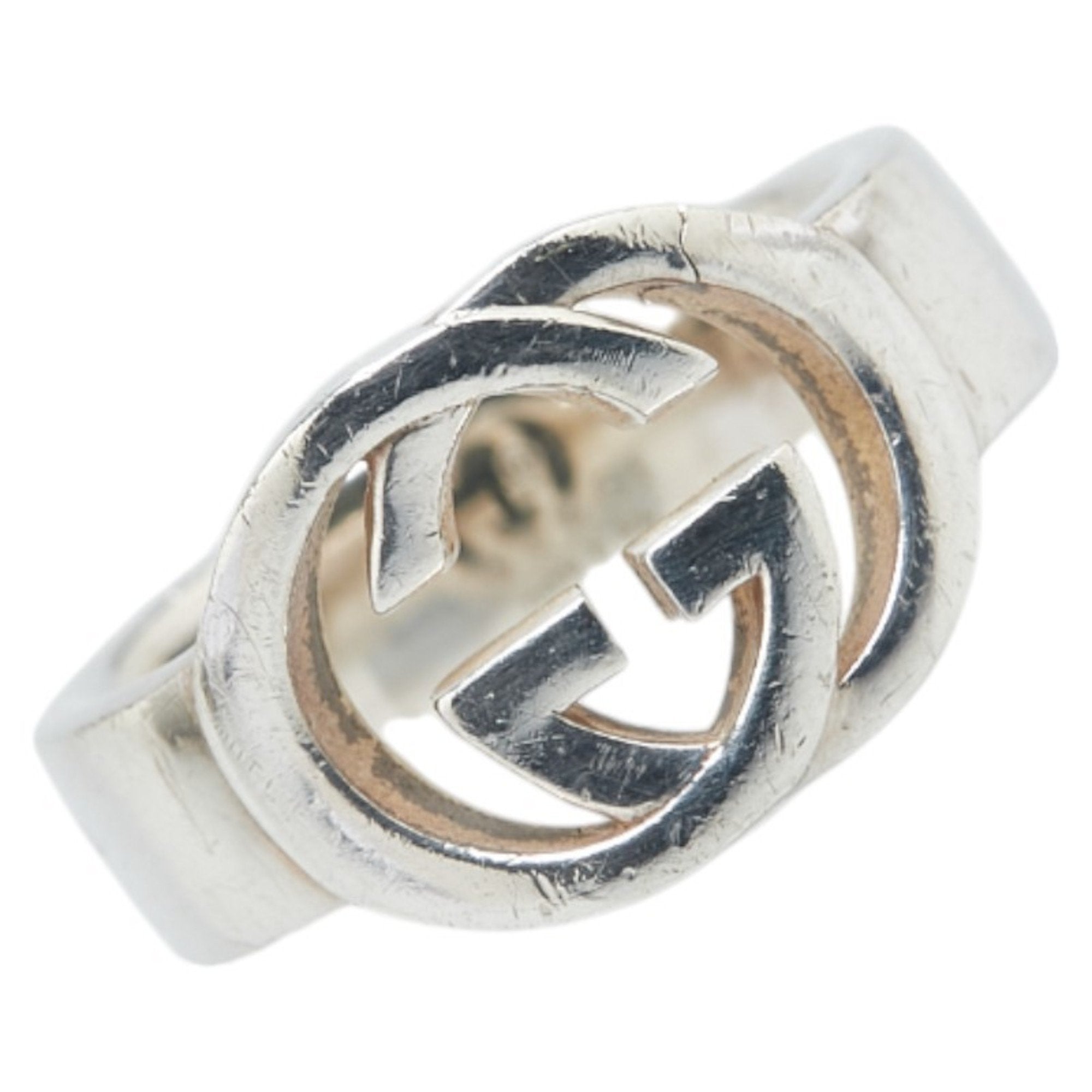 Interlocking G Ring Sterling Silver