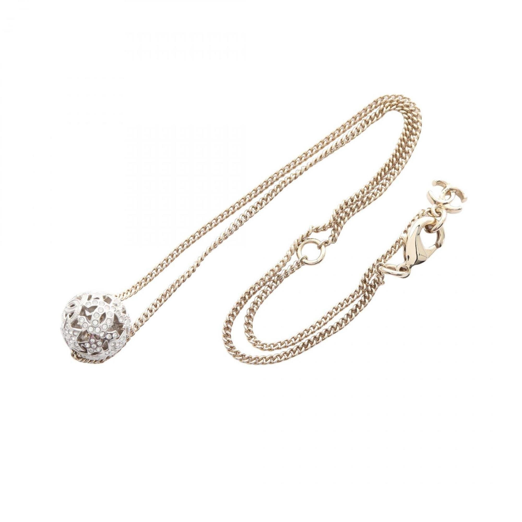 CC Logo Star Pendant Necklace Sterling Silver