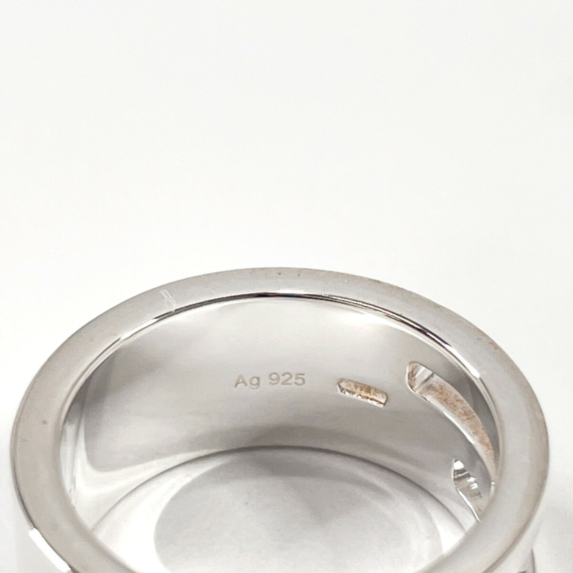 Cutout G Ring Sterling Silver