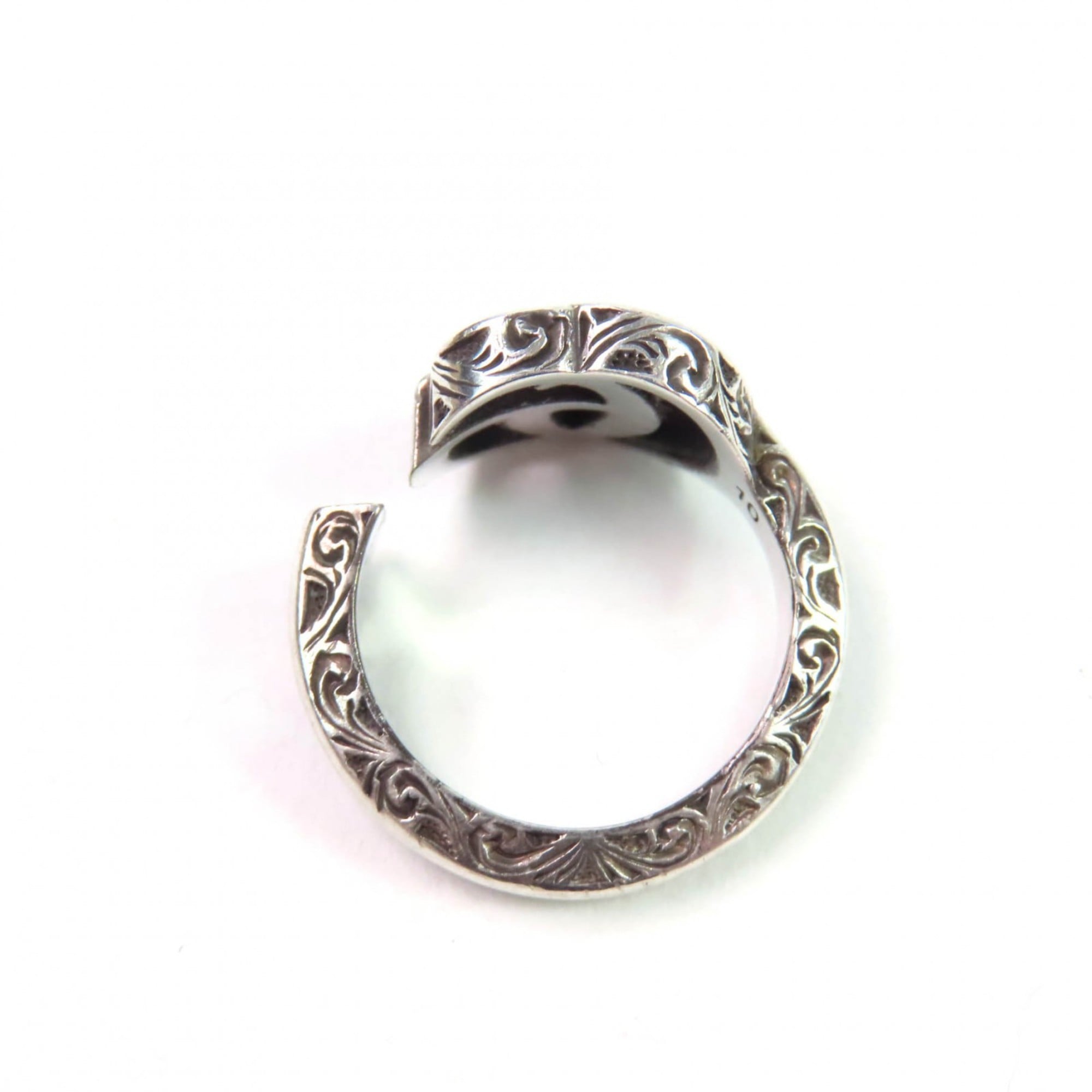 Double G Band Ring Sterling Silver