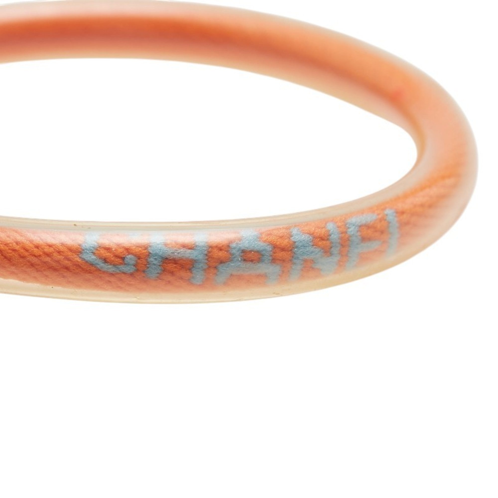 Sport Line Bracelet Vinyl Clear and Orange