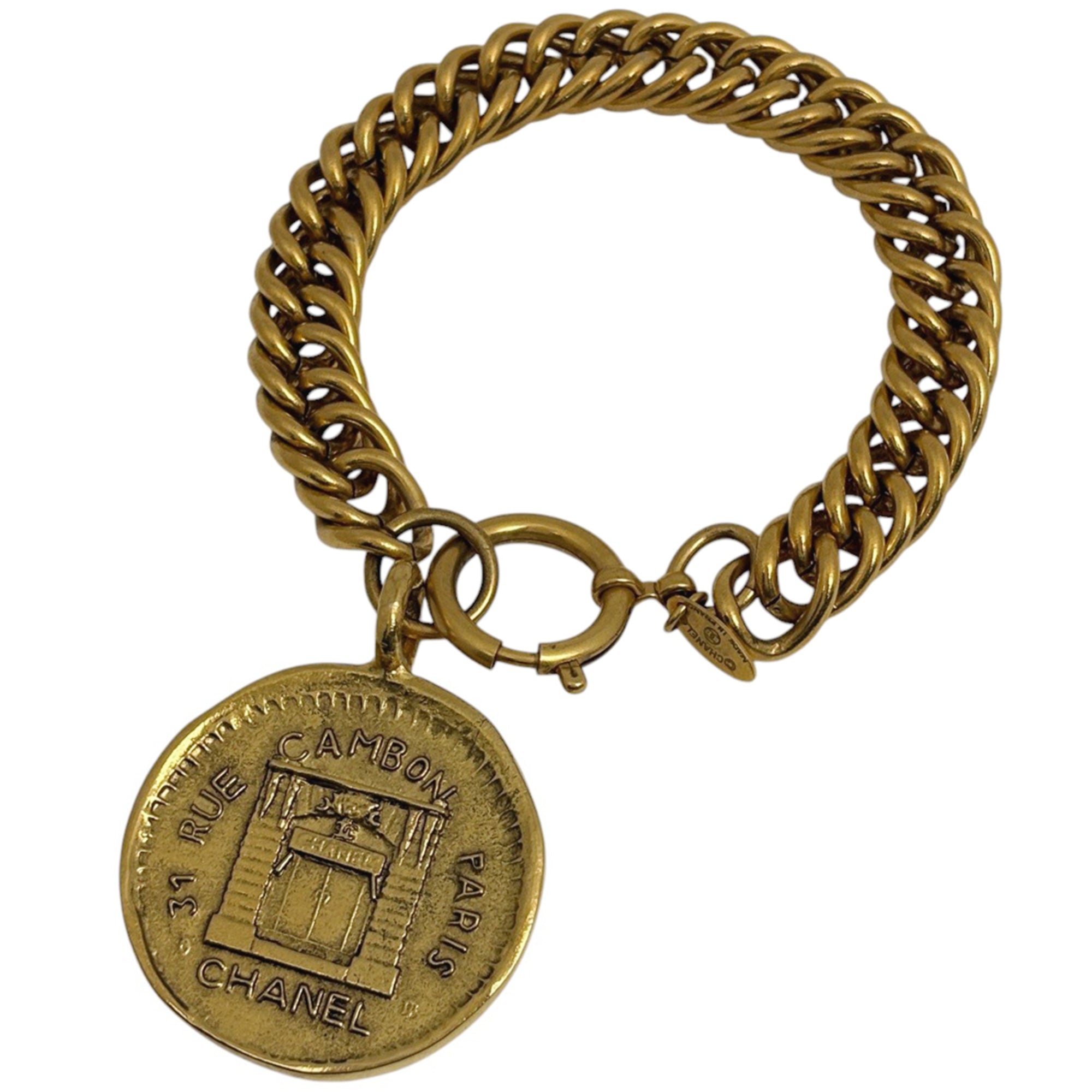 CC Logo Chain Bracelet Metal