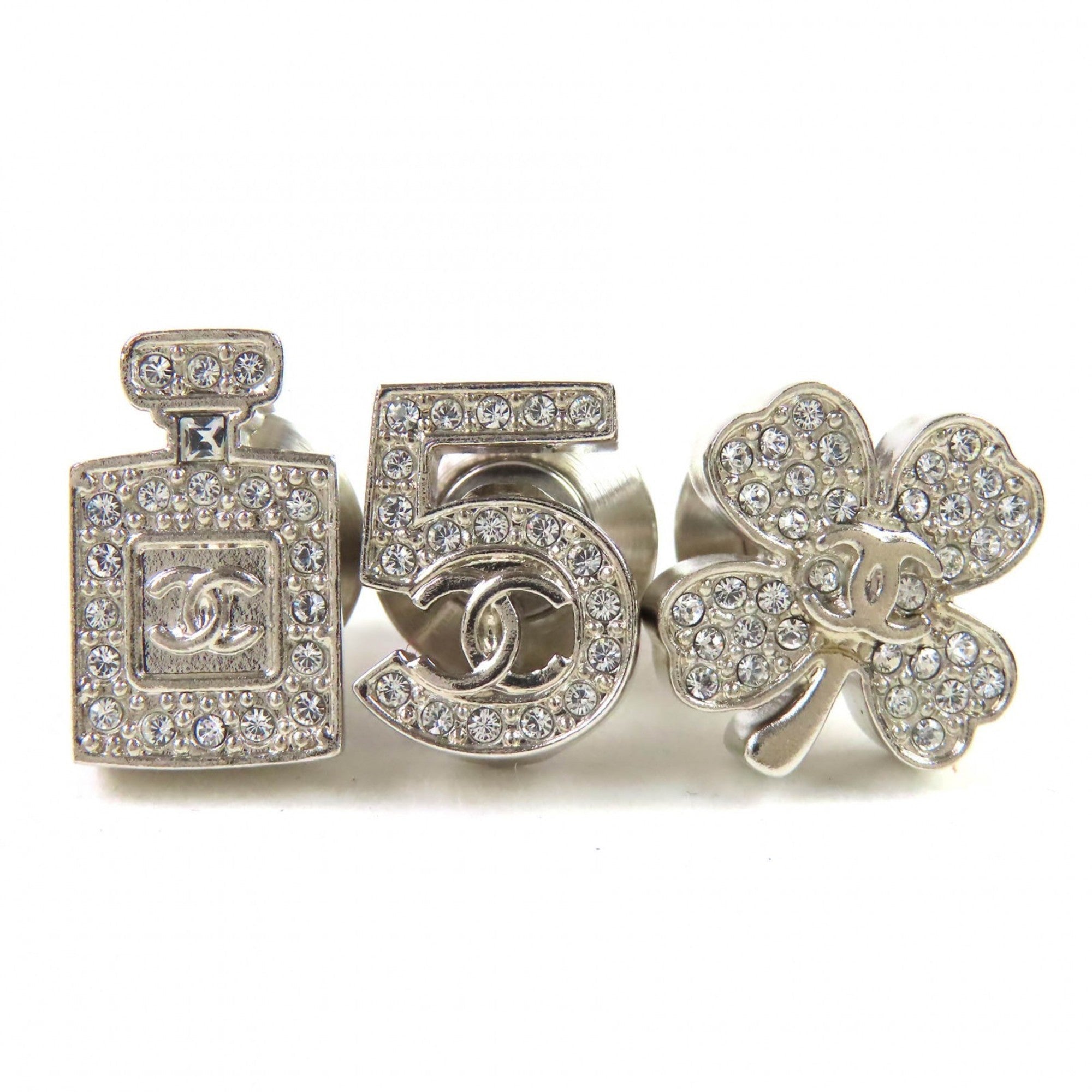 CC Logo Clover Brooch Sterling Silver