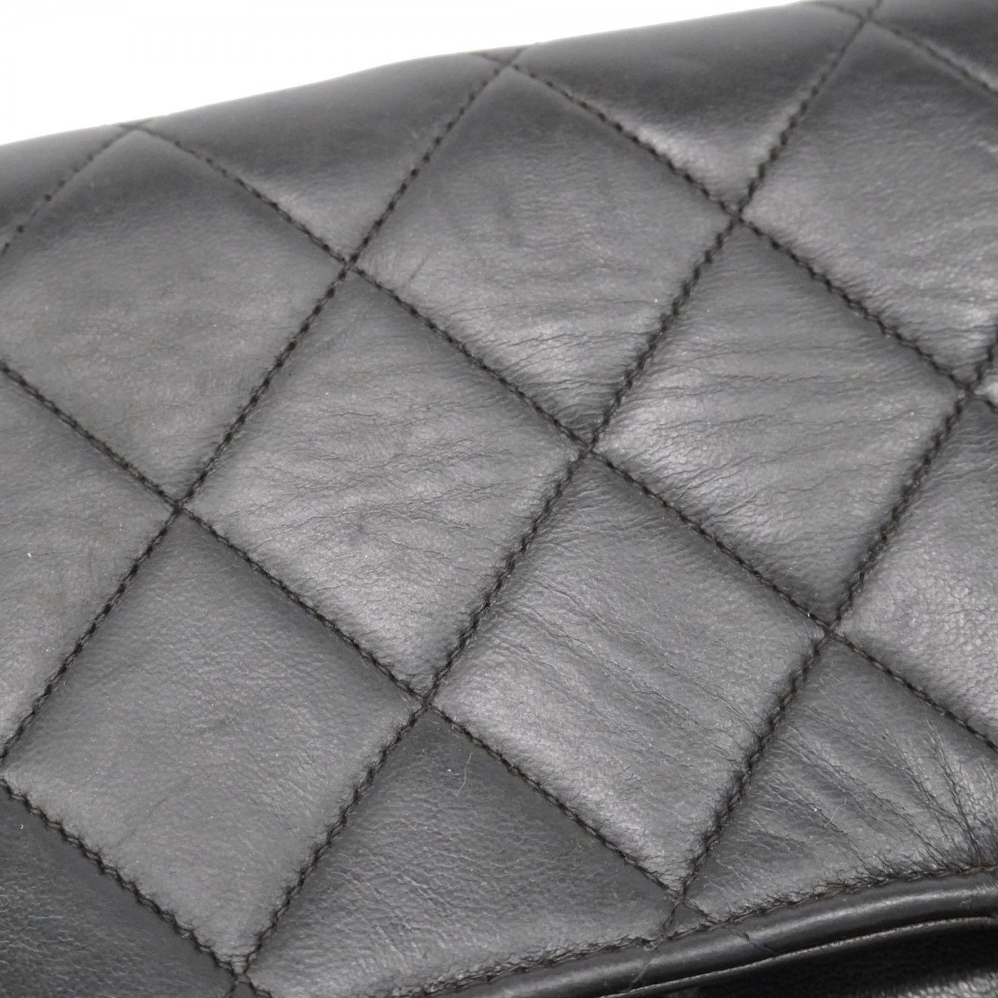 Vintage Classic Single Flap Bag Quilted Lambskin Jumbo