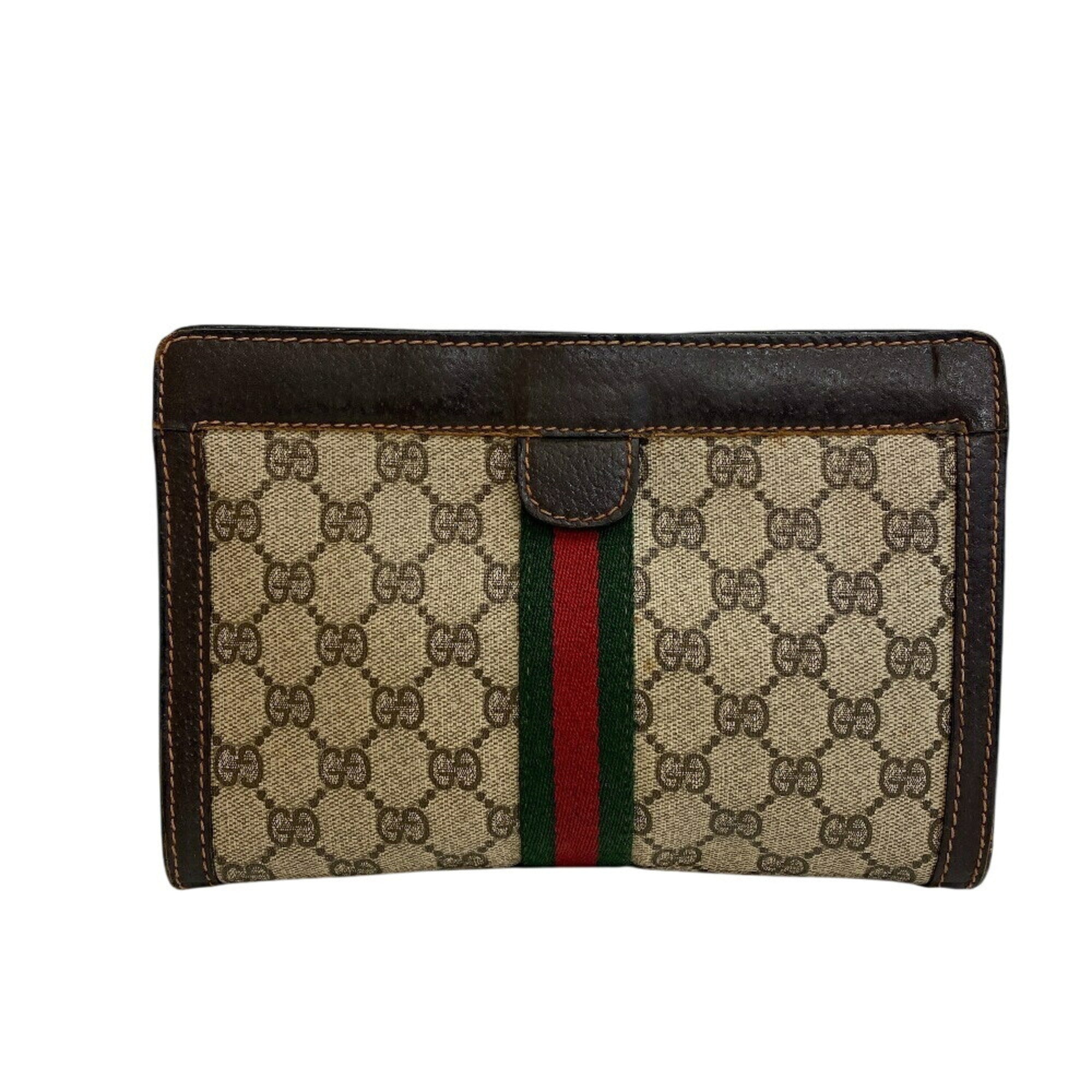 Vintage Web Crossbody Bag GG Coated Canvas Small