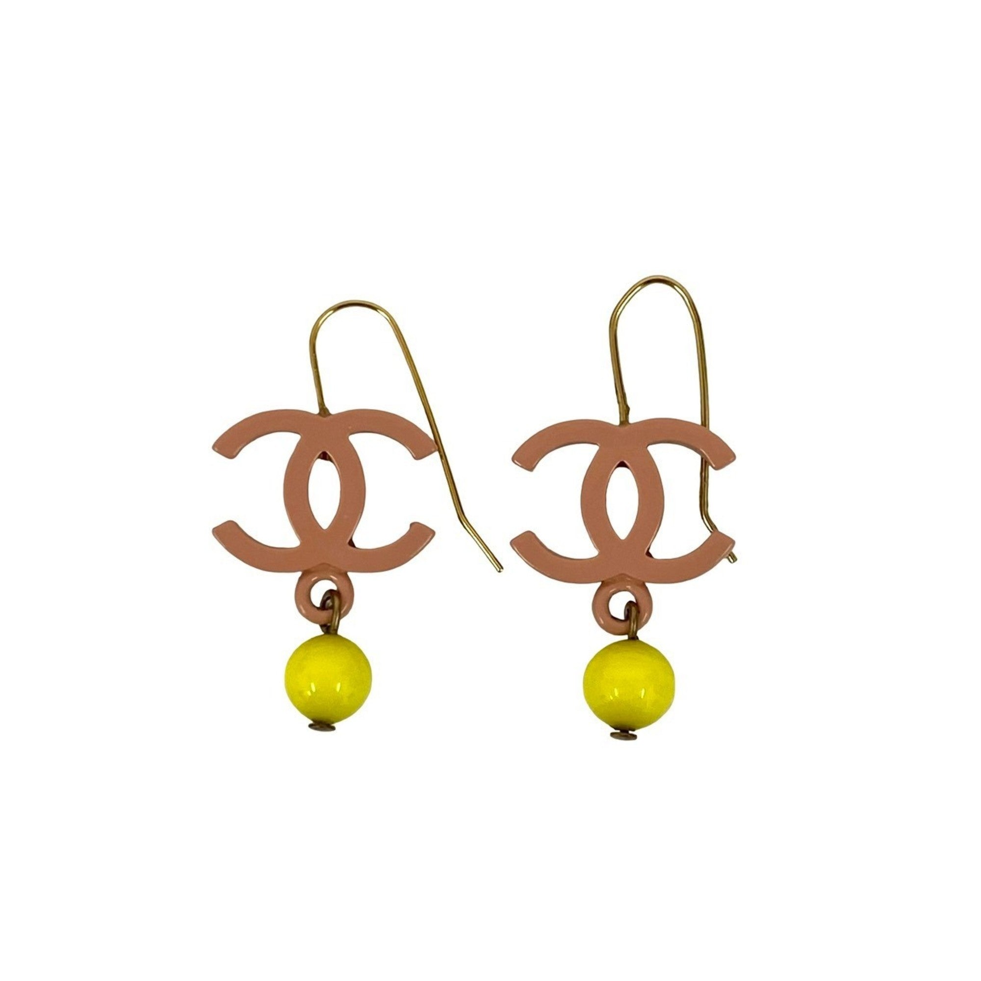 CC Logo Ball Earrings Metal